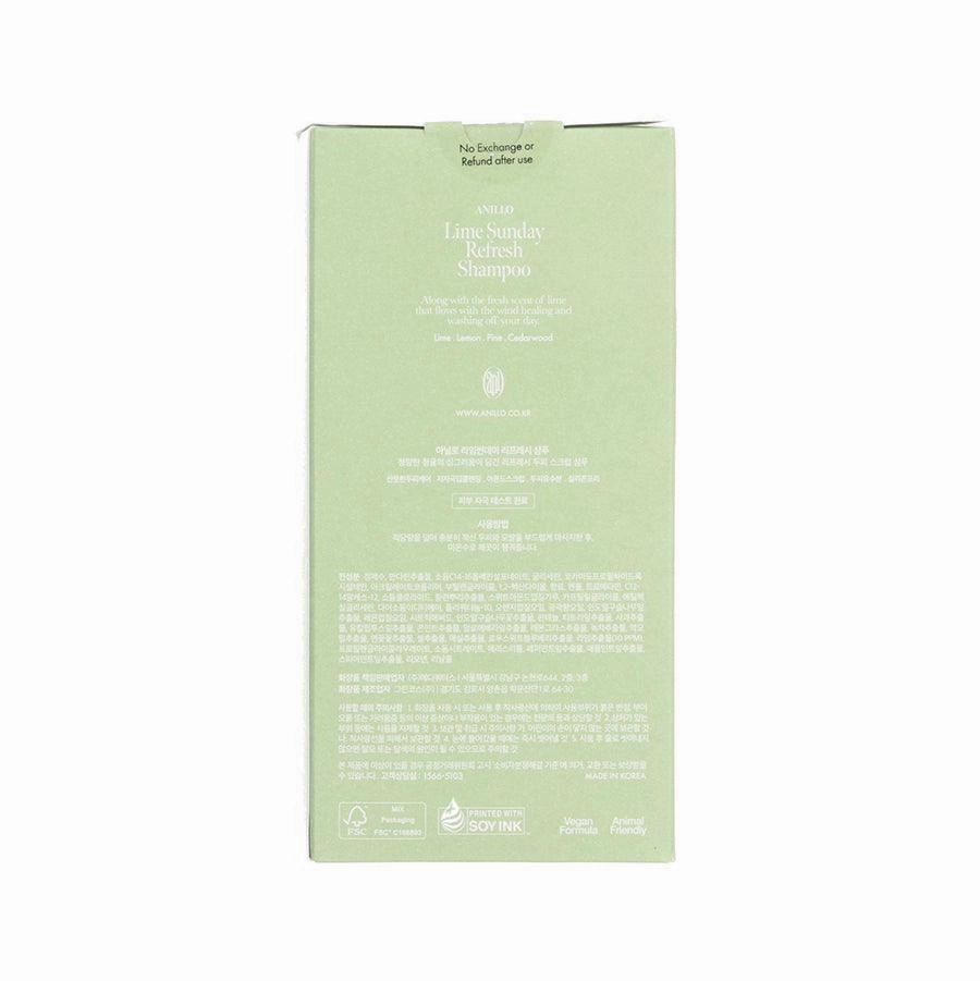 ANILLO Lime Sunday Refresh Shampoo  (450mL)