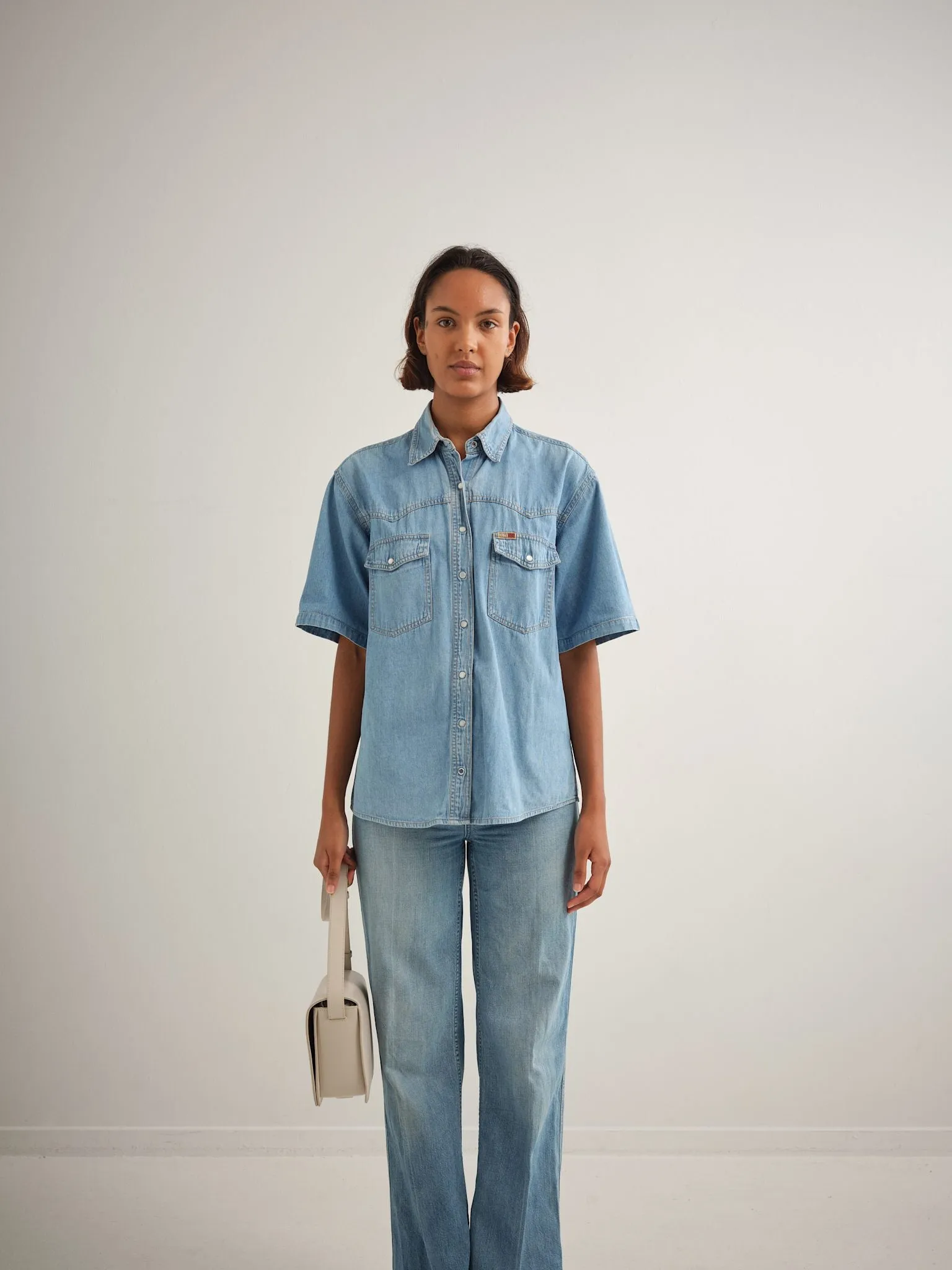 ANNIKA BAG - CEMENT VITELLO