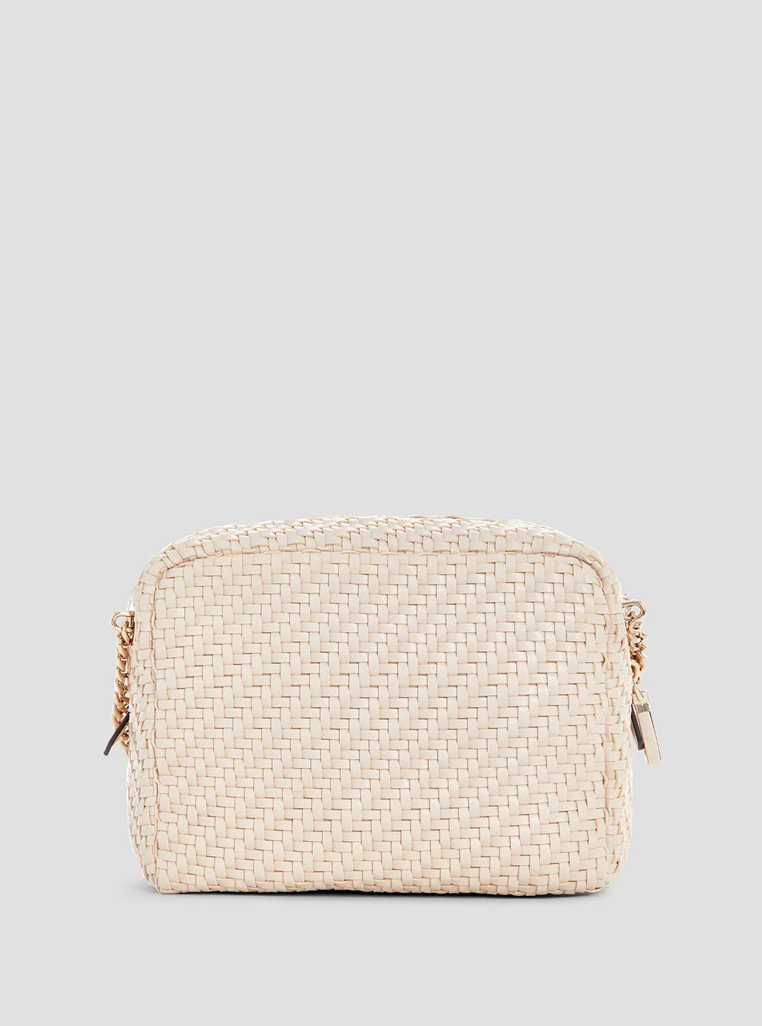 Beige Francy Camera Crossbody