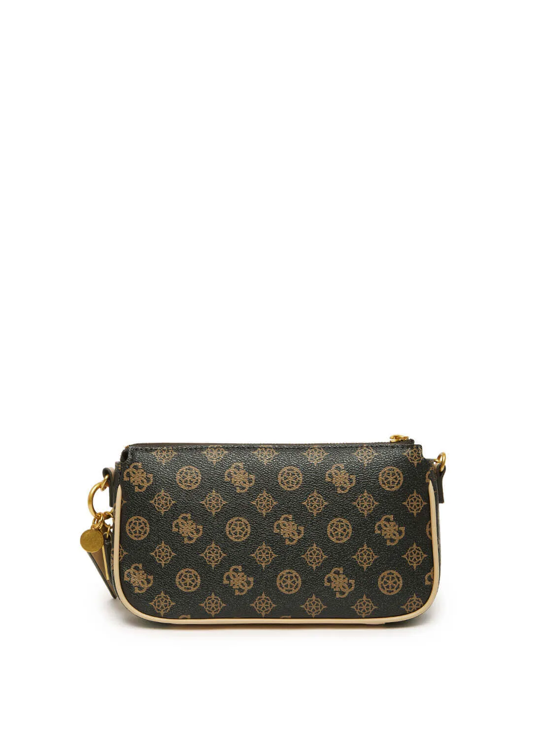 Black Brown Logo Arie Crossbody Bag