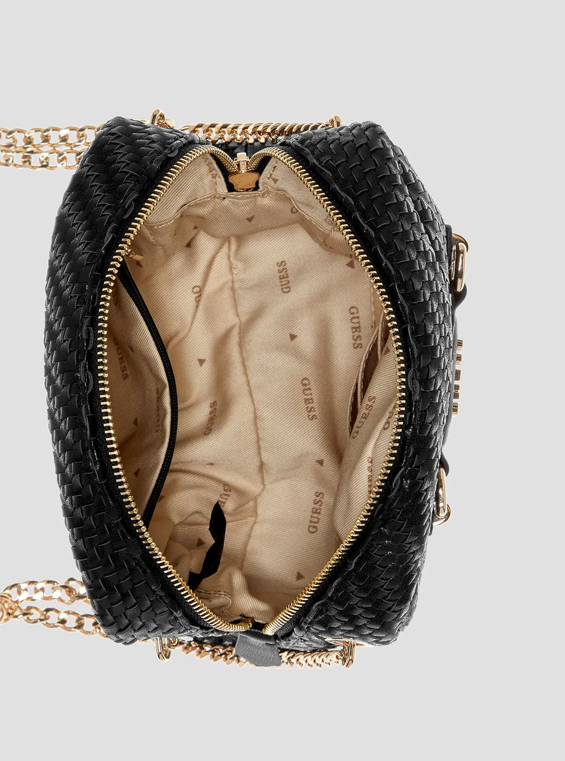 Black Francy Camera Crossbody Bag