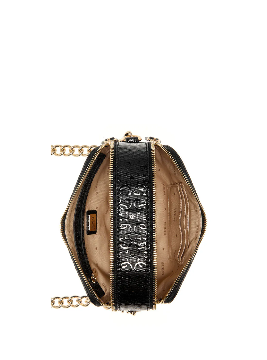 Black Noelle Logo Crossbody Camera Bag