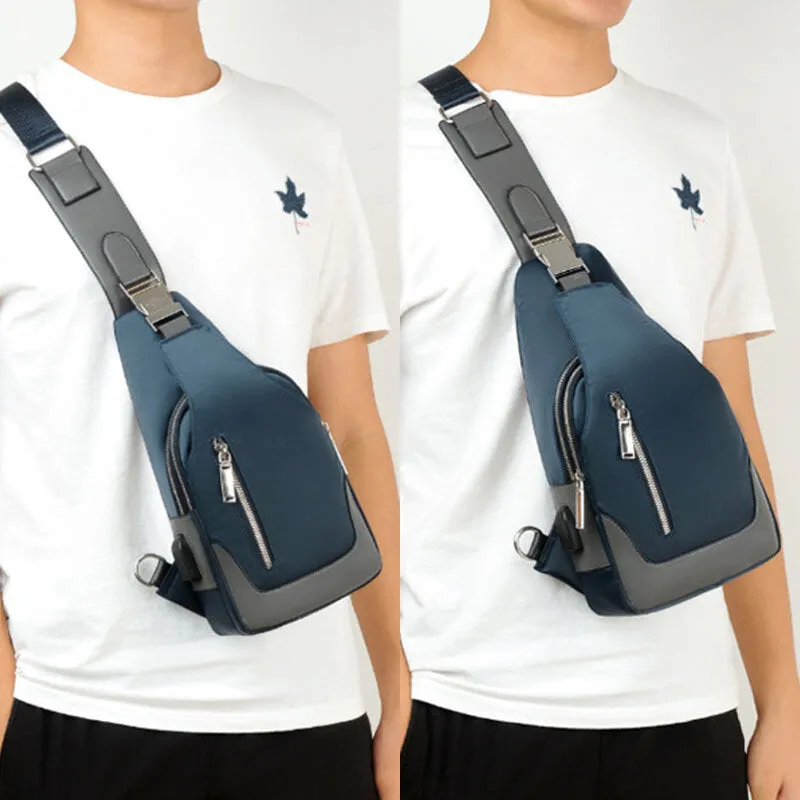 Blue Crossbody Bag