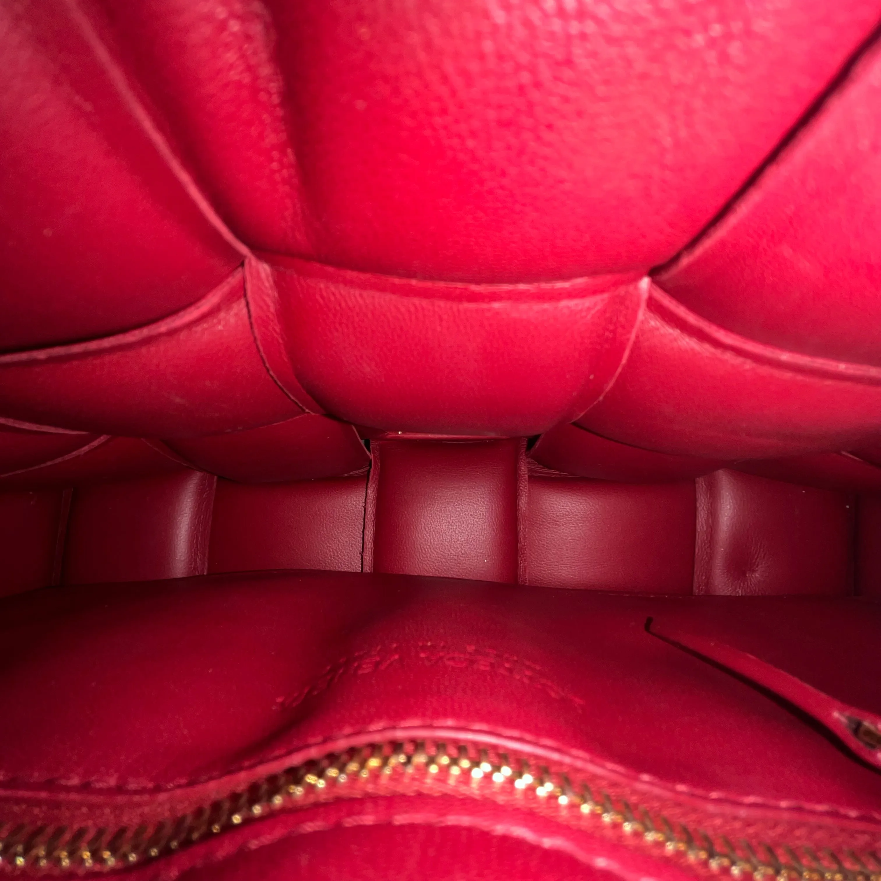 BOTTEGA VENETA The Cassette Padded Burgundy Leather Crossbody Bag