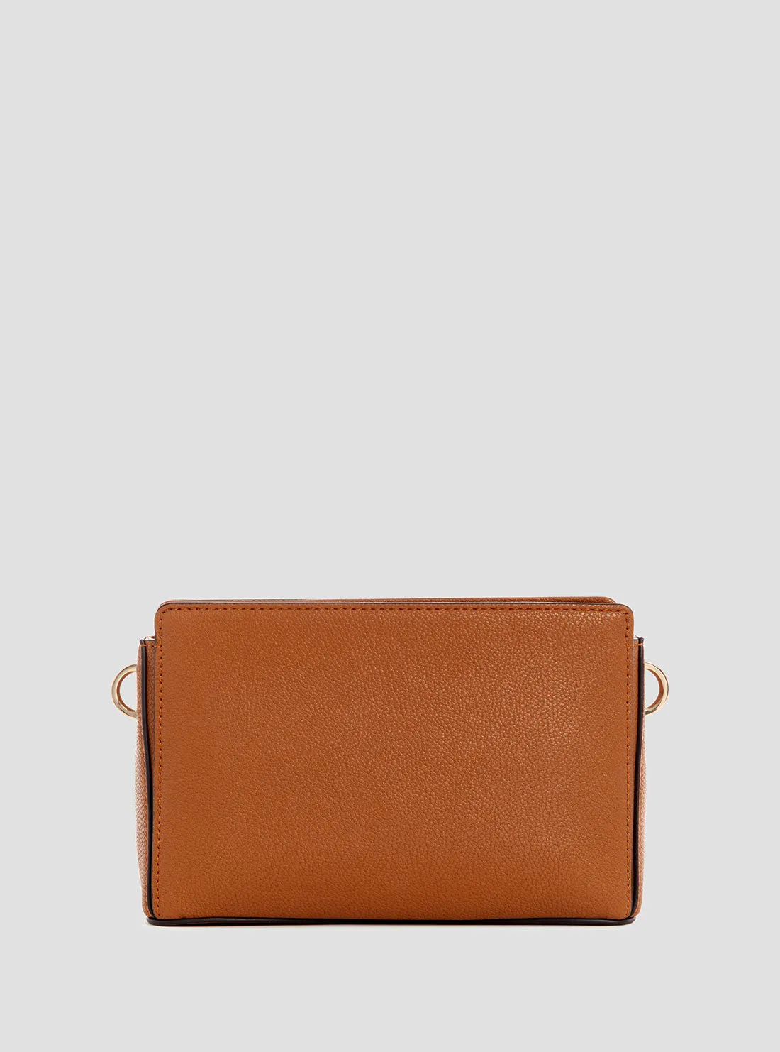 Brown Meridian Crossbody Top Zip
