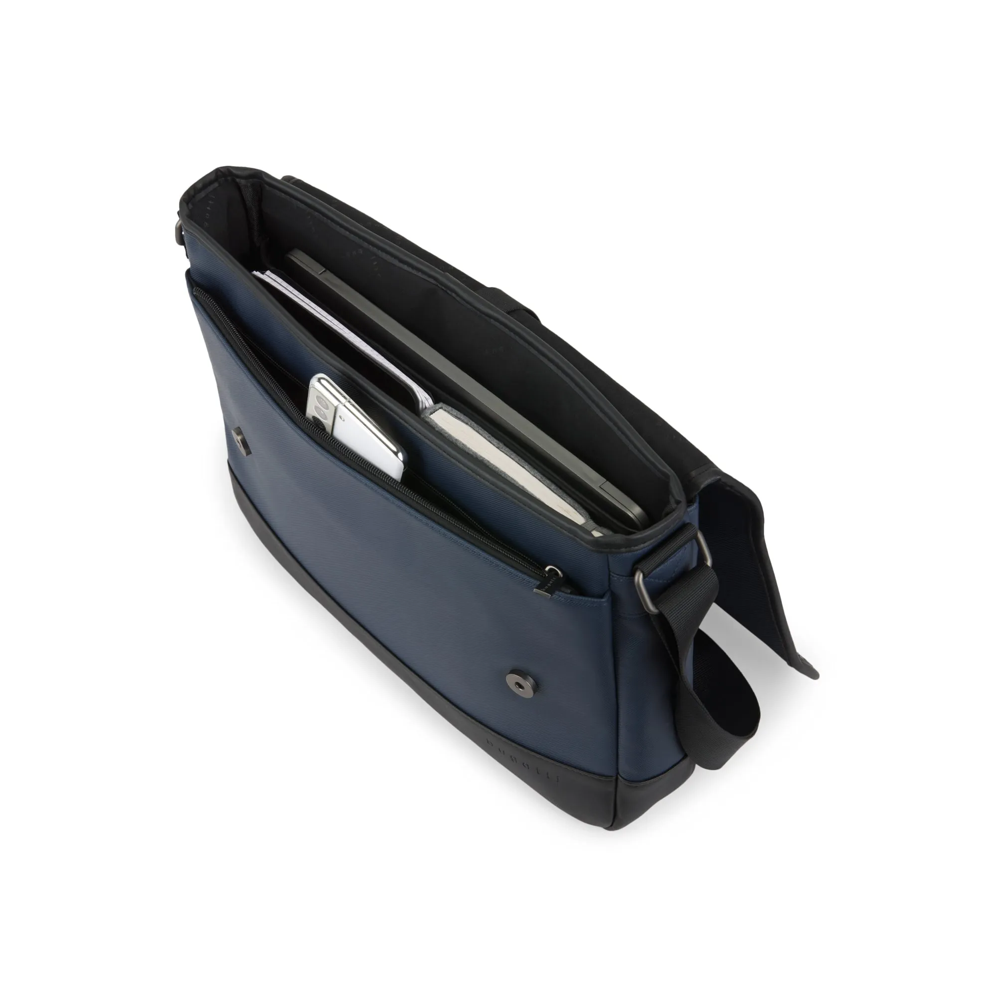 Bugatti Gin & Twill Messenger Bag *Drop Ship*