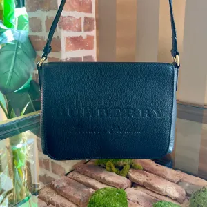 BURBERRY Burleigh Black Leather Small Crossbody