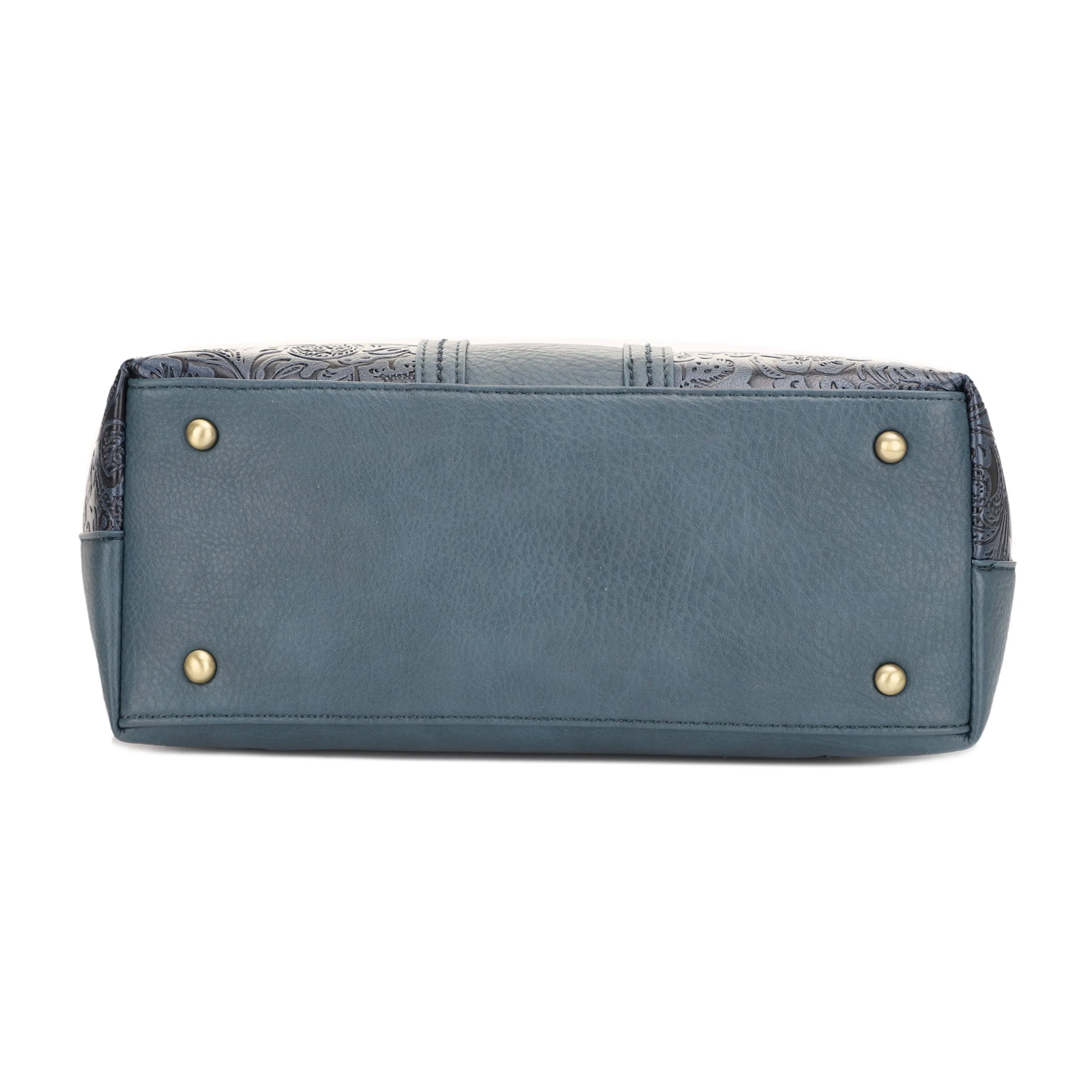 Cassidy Concealed Carry Tooled Tote Bag with Matching Wallet