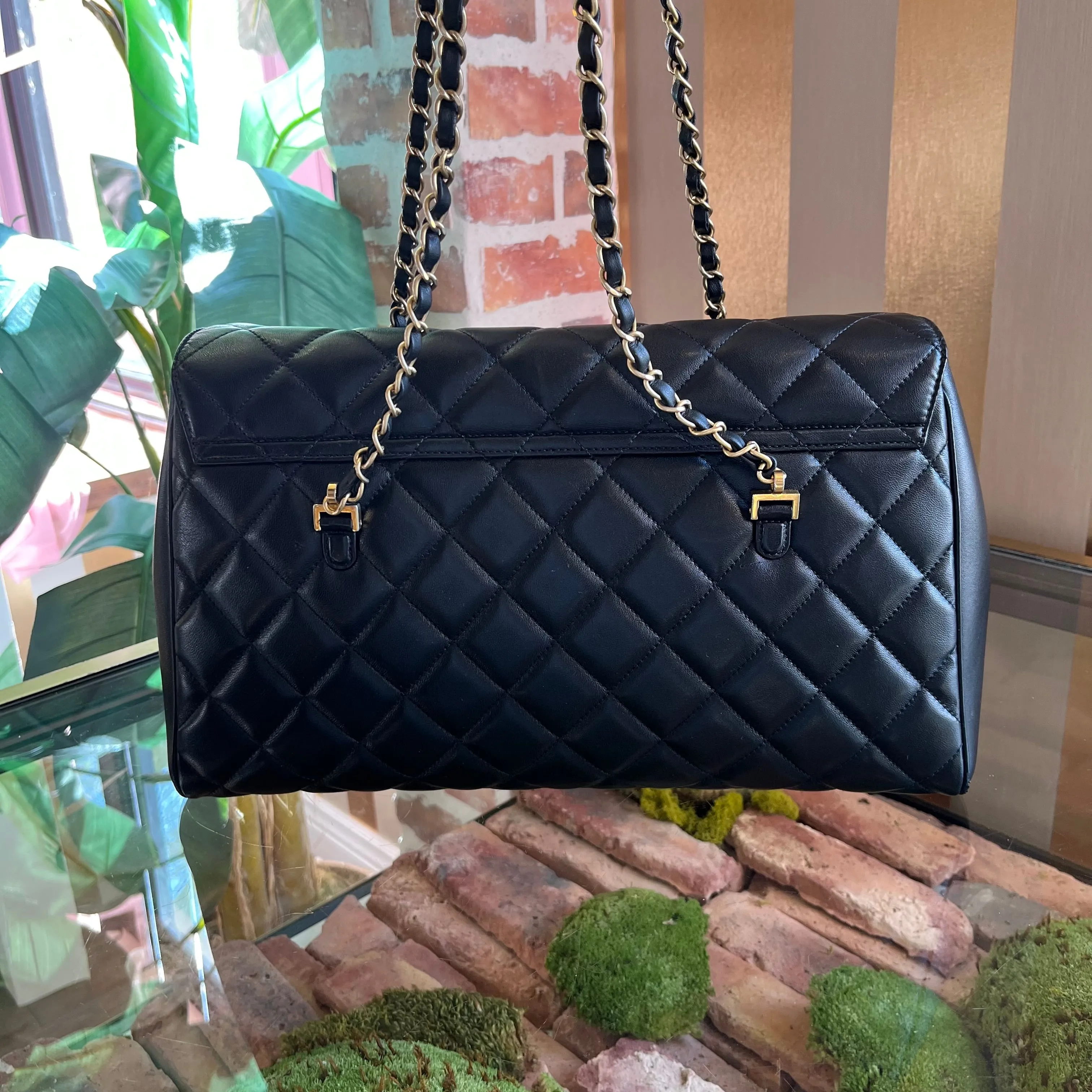 CHANEL Black Misia Camera Flap Bag ADI1157