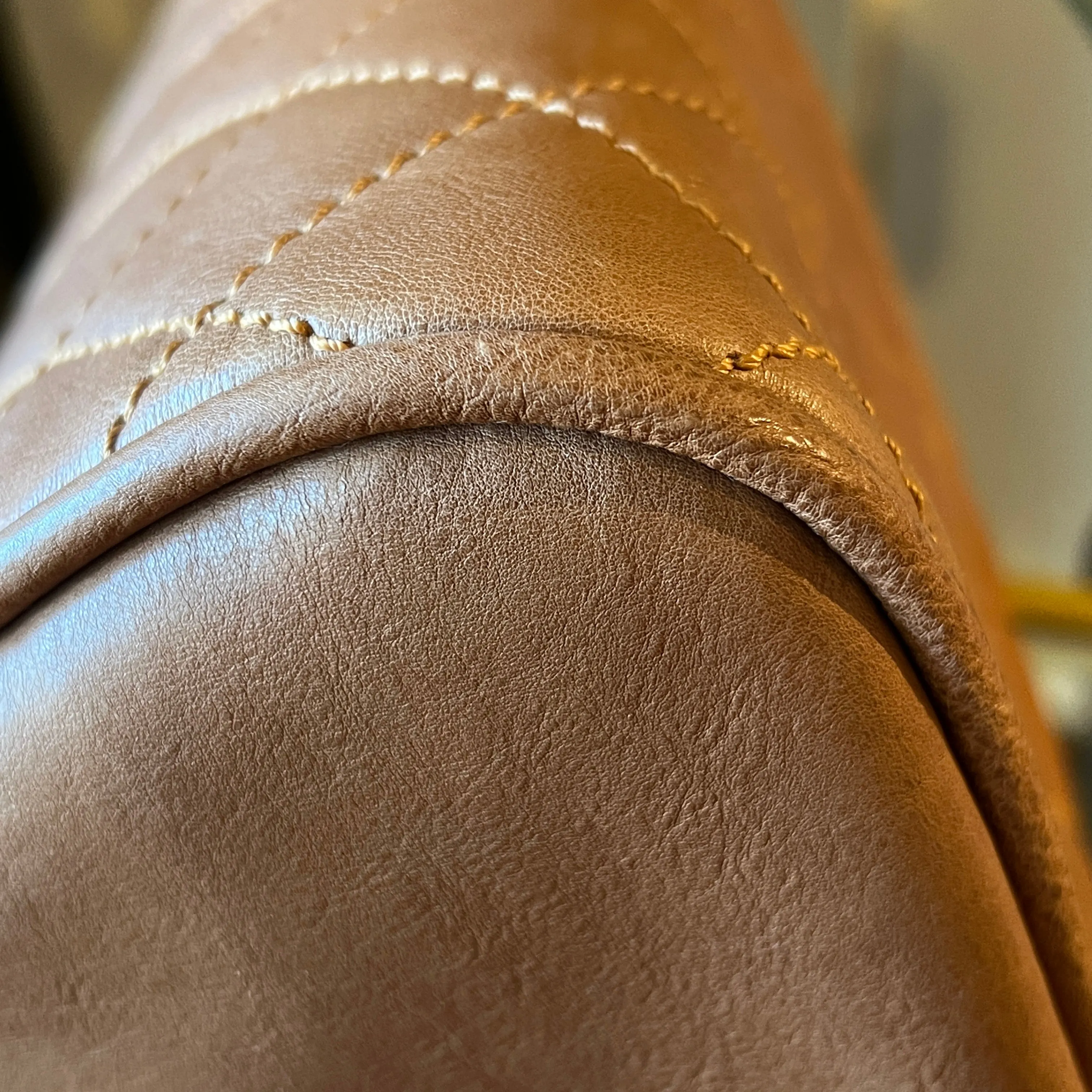 CHANEL Brown Calfskin Quilted Small Bowler Bag