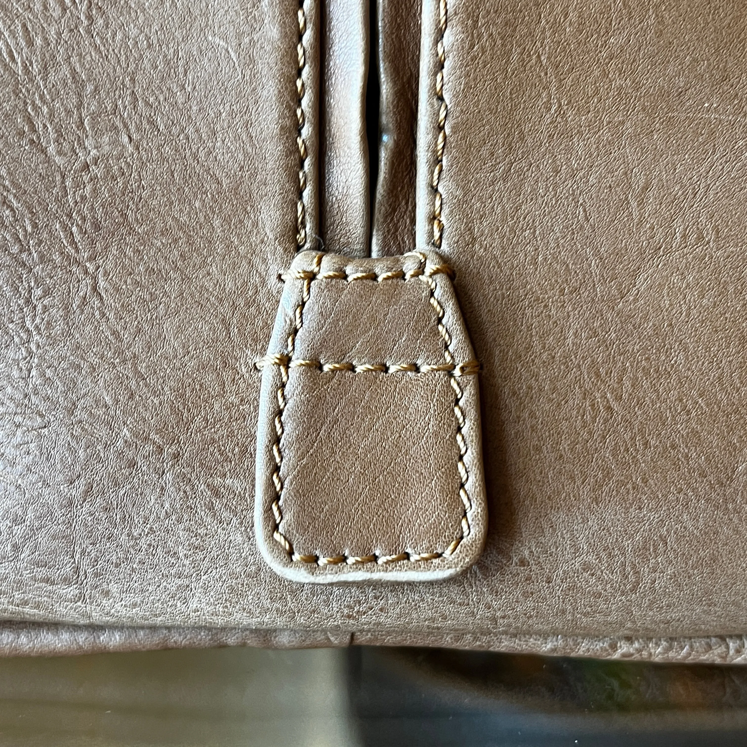 CHANEL Brown Calfskin Quilted Small Bowler Bag