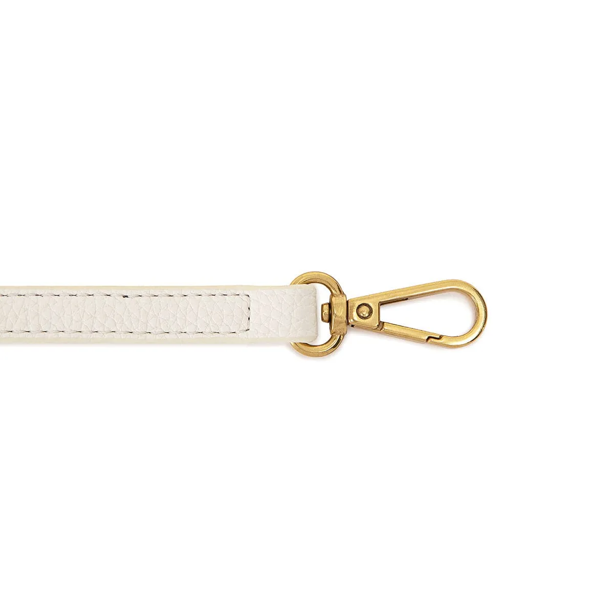 Circle Vegan Leather Crossbody Bag | Coconut Cream