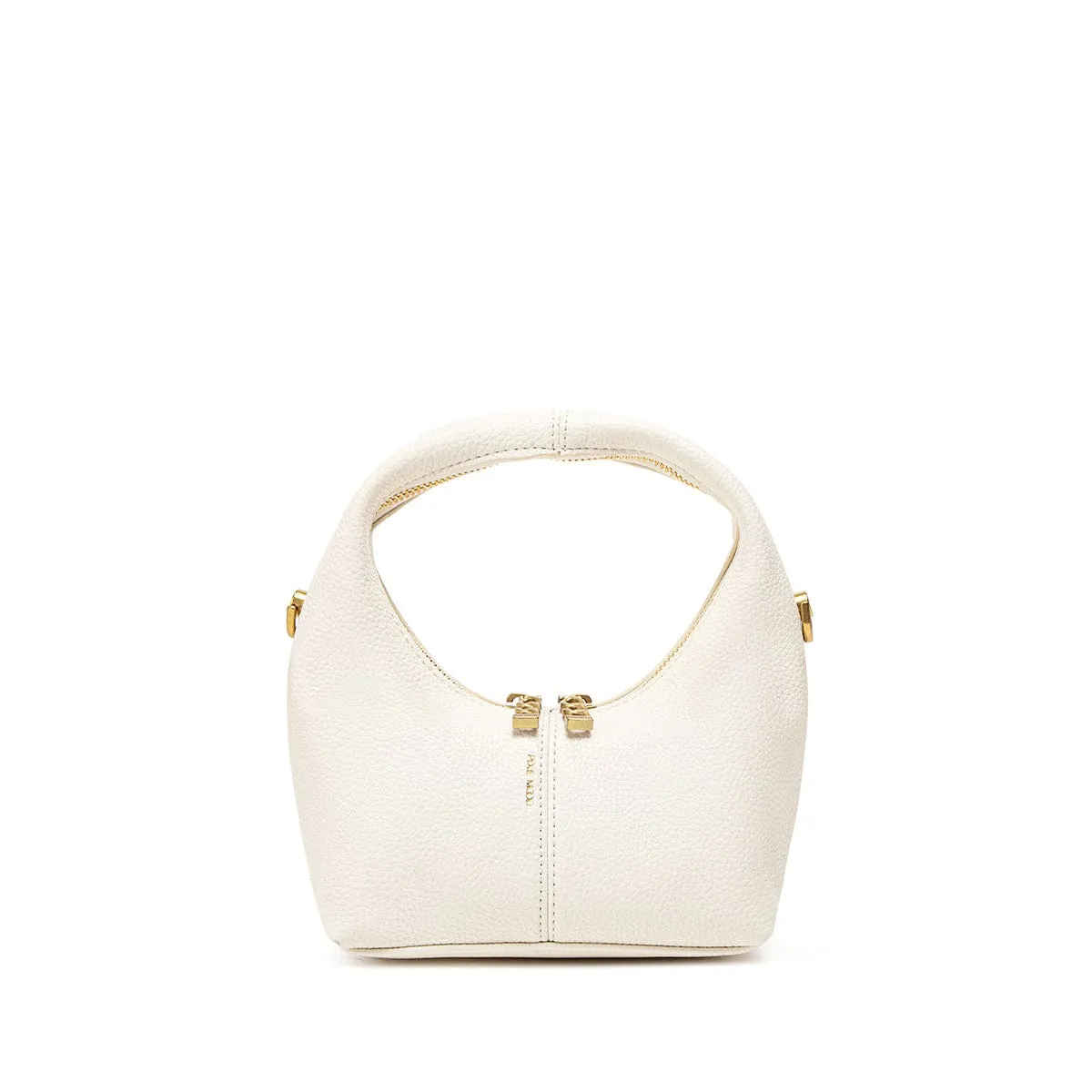 Circle Vegan Leather Crossbody Bag | Coconut Cream