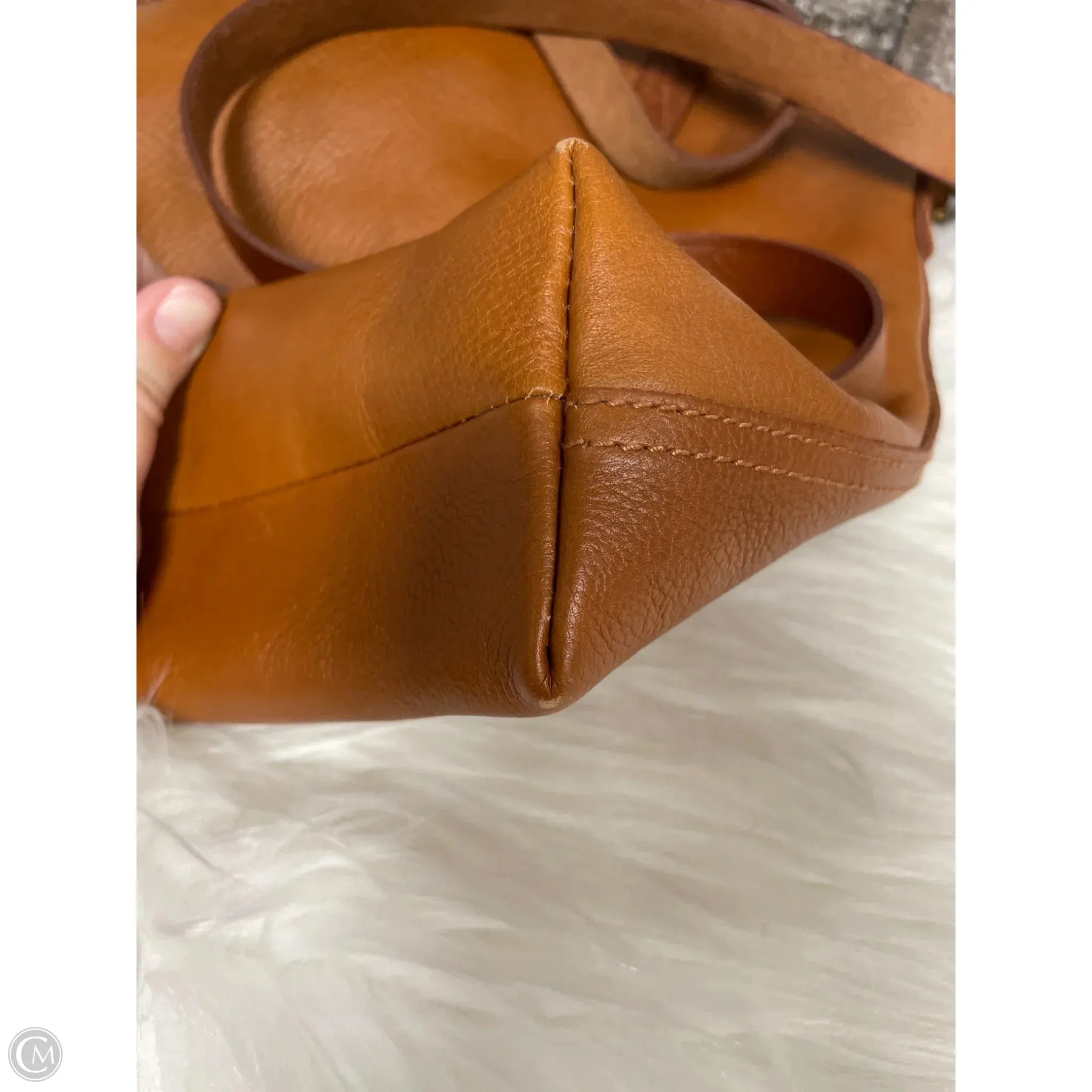 Crossbody Leather By Madewell, Size: Medium