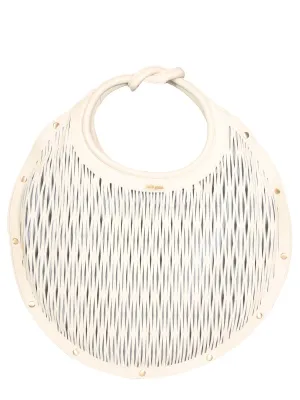 Cult Gaia Adina Woven Shoulder Bag