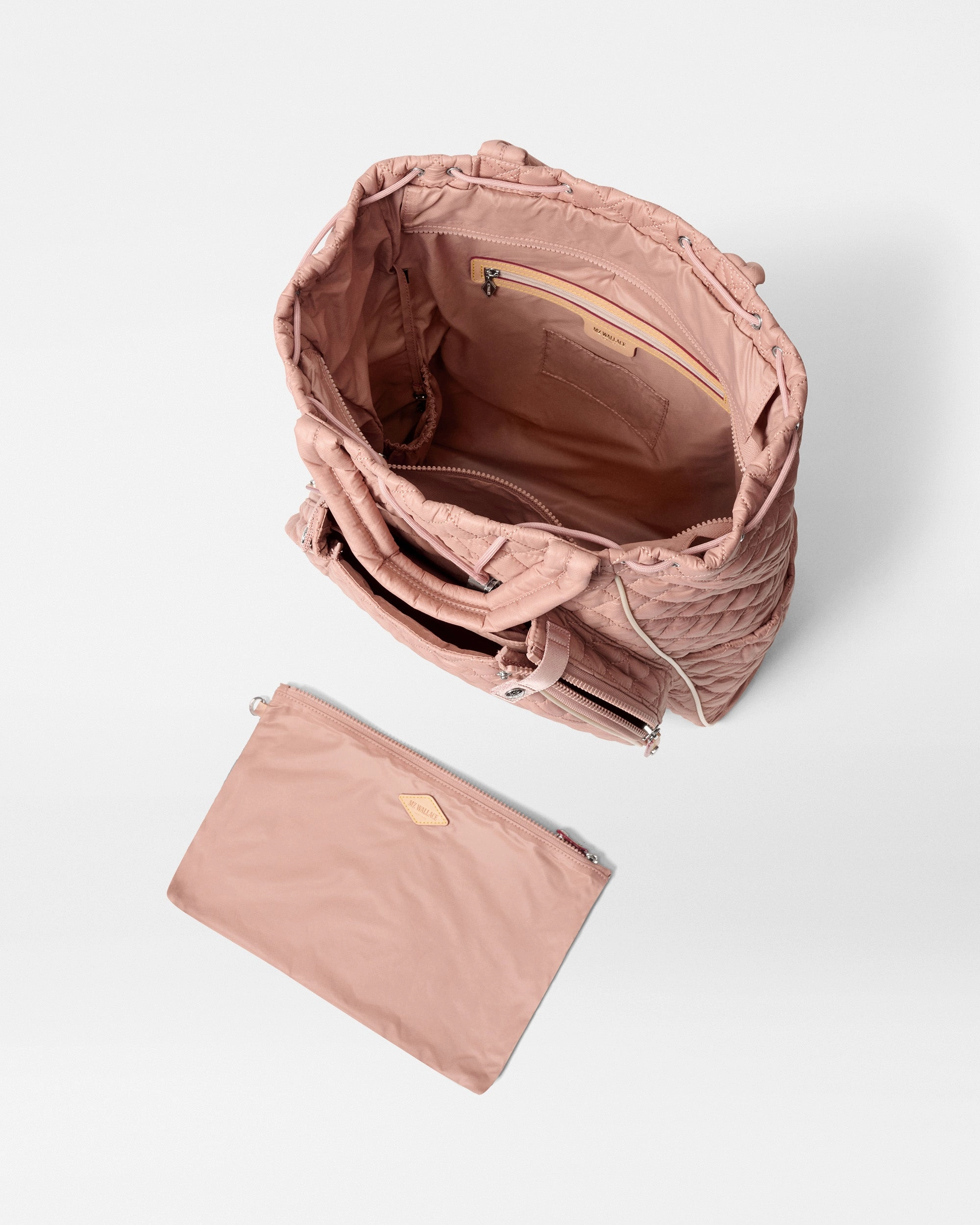 Dusty Rose/Ecru Doubles Tennis Convertible Backpack