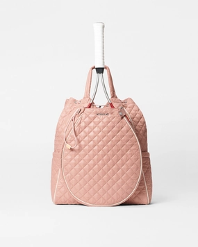 Dusty Rose/Ecru Doubles Tennis Convertible Backpack