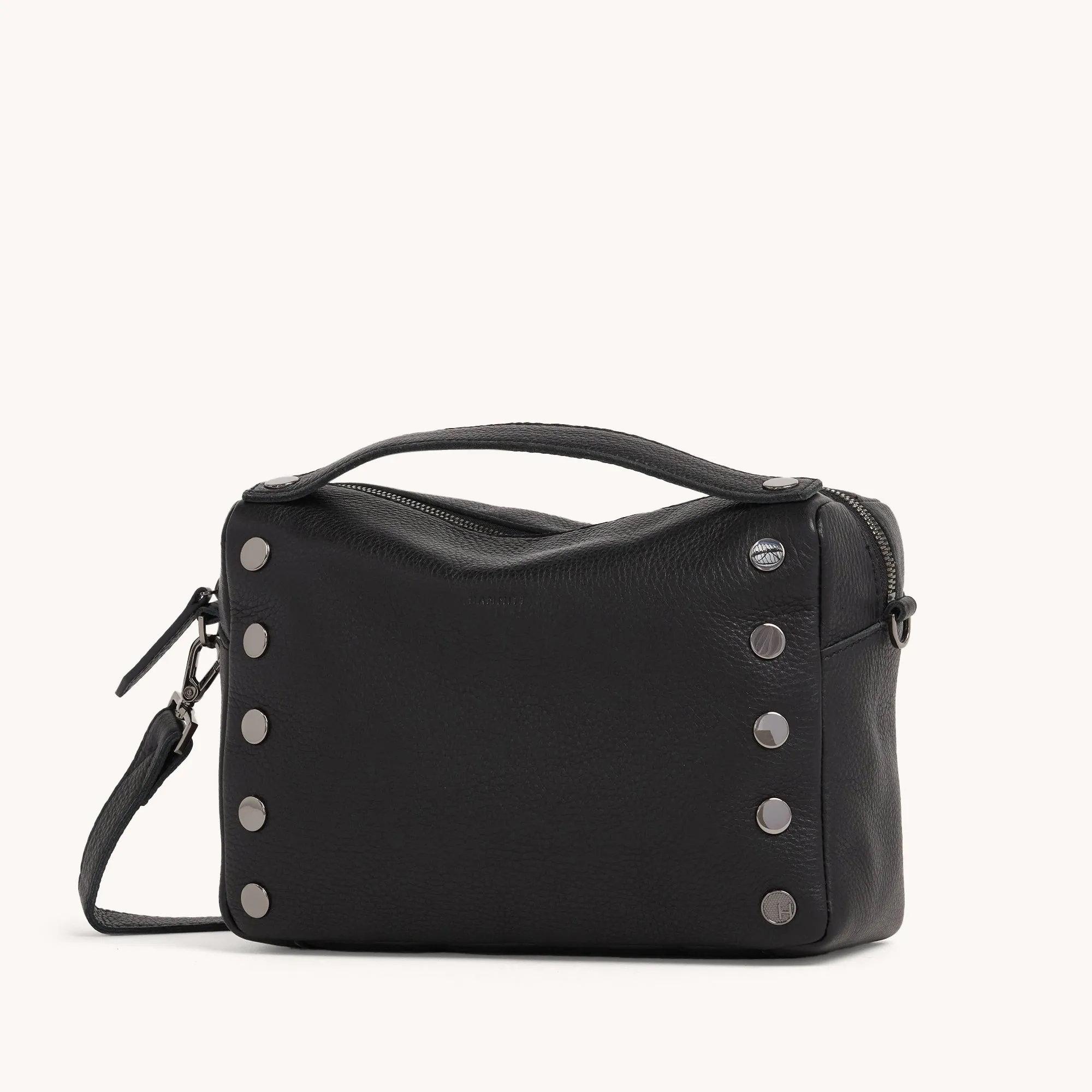 Evan Crossbody | Black/Gunmetal | Med
