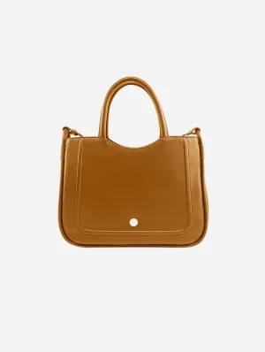 Florence Silicone Vegan Leather Bag | Sand