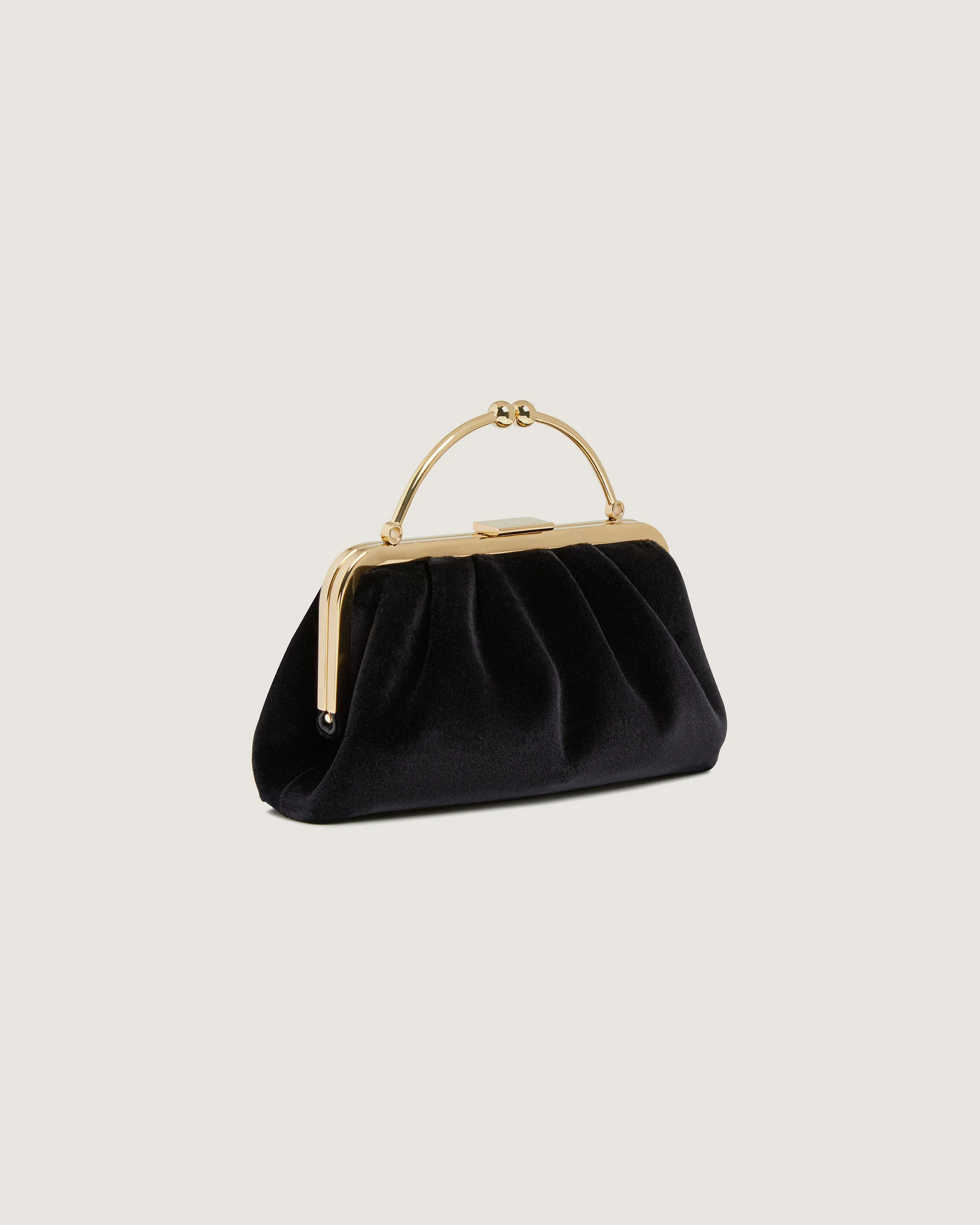 Frame Clutch - Black Velvet