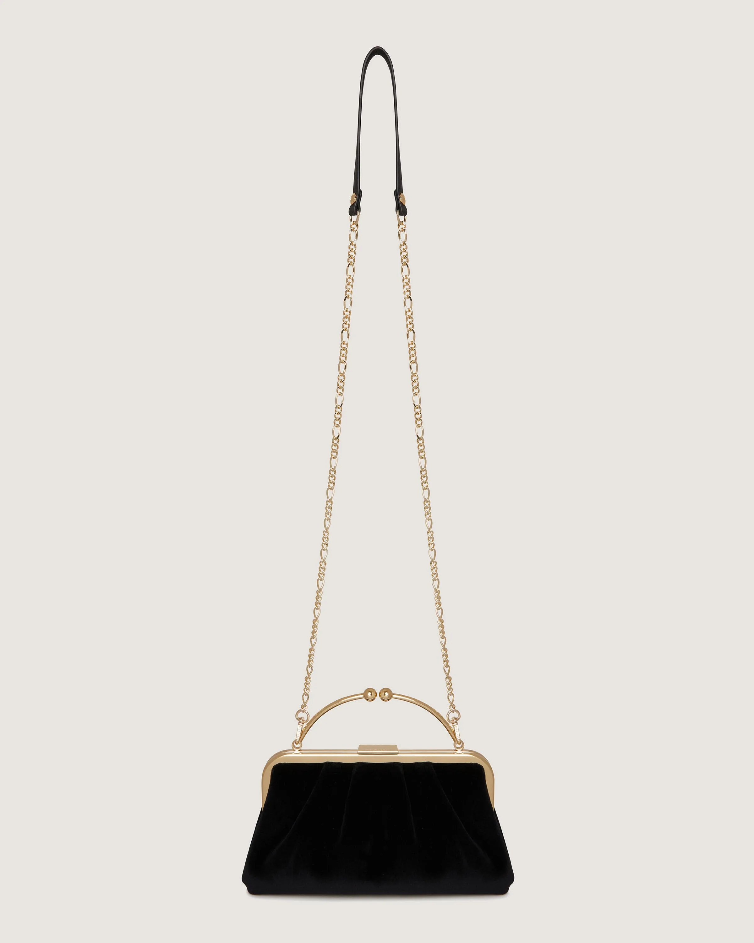 Frame Clutch - Black Velvet