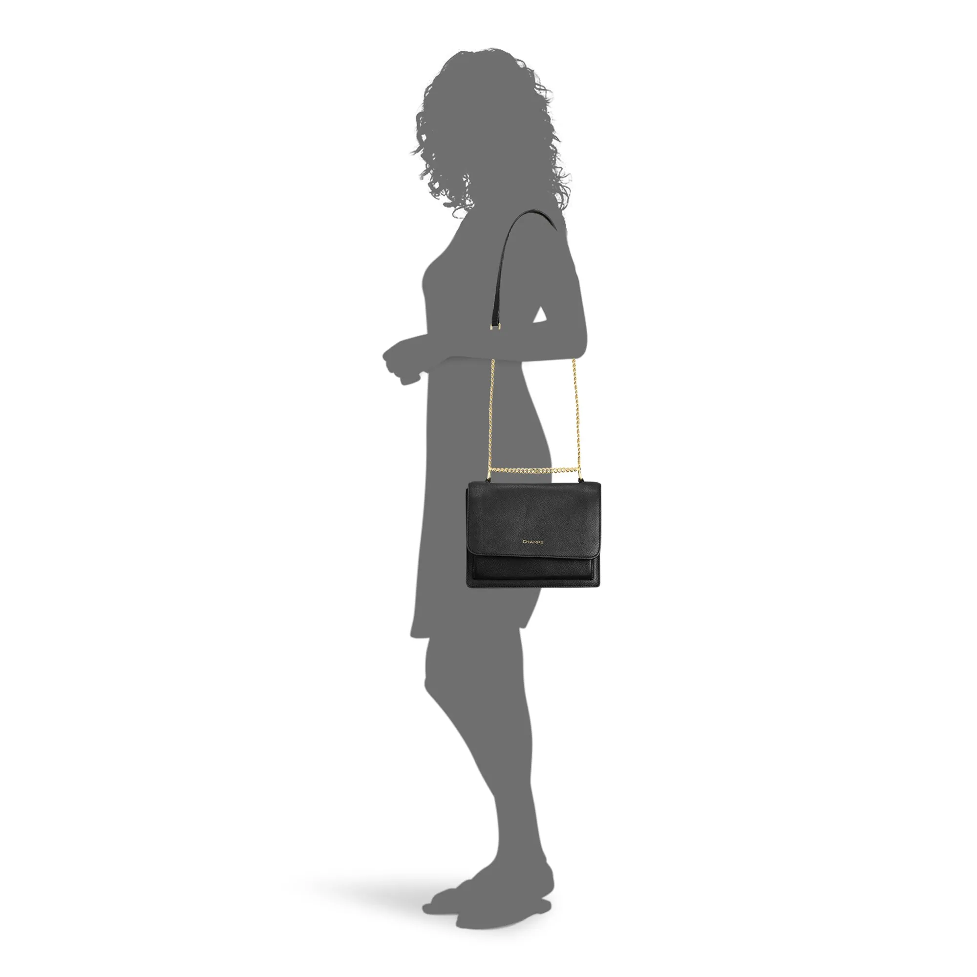 Gala / Leather Clutch Should Bag *Drop Ship*