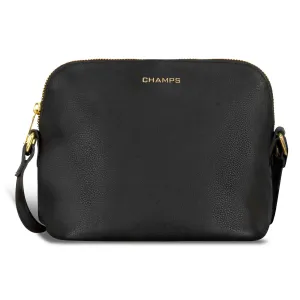 Gala / Leather Top-Zip Shoulder Bag *Drop Ship*