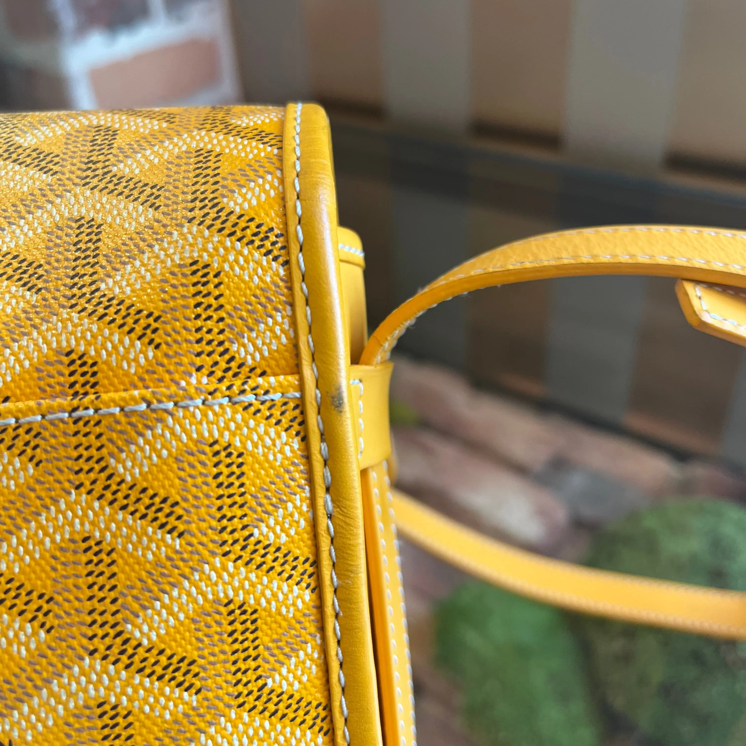 GOYARD Yellow Belvedere II TS3919