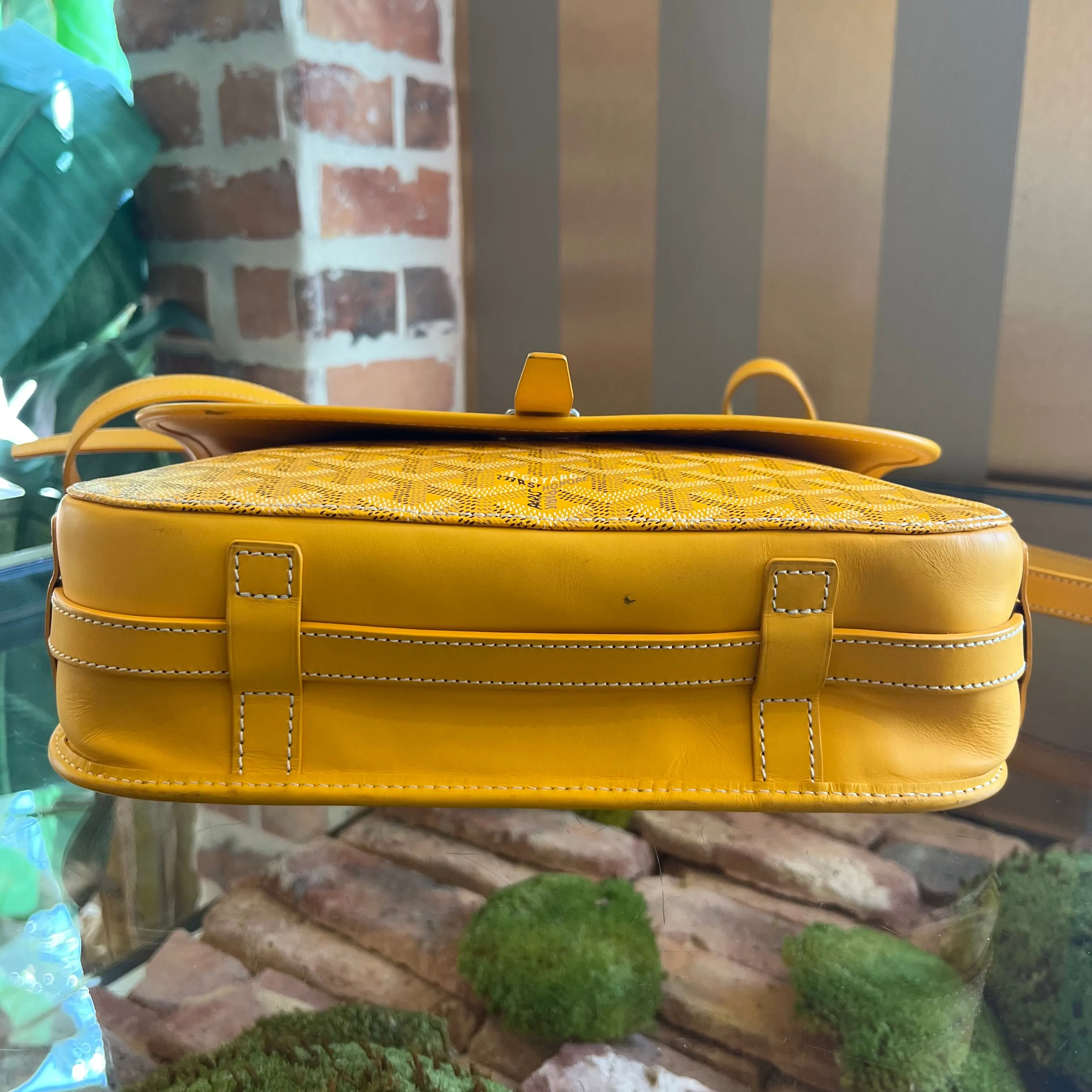 GOYARD Yellow Belvedere II TS3919