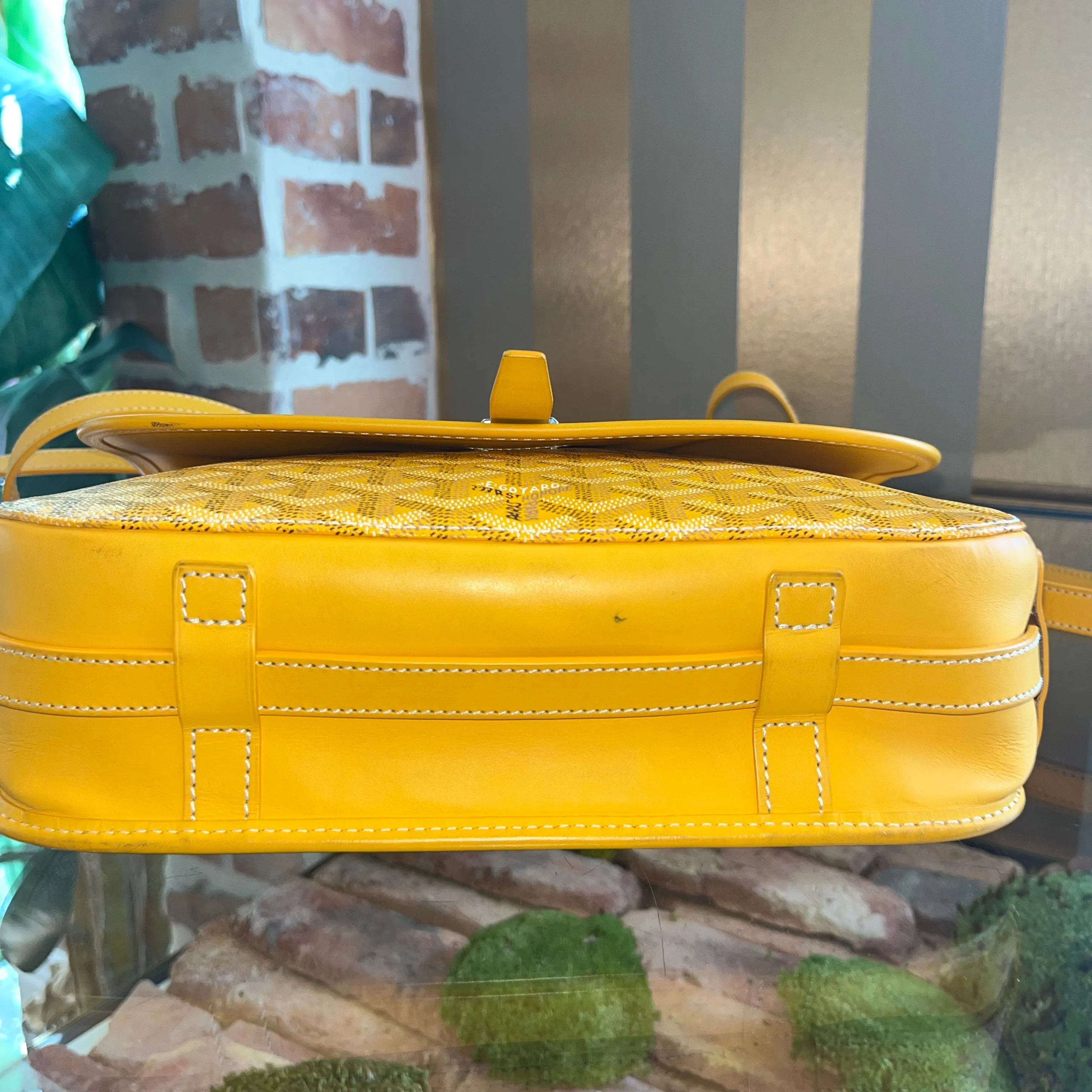 GOYARD Yellow Belvedere II TS3919