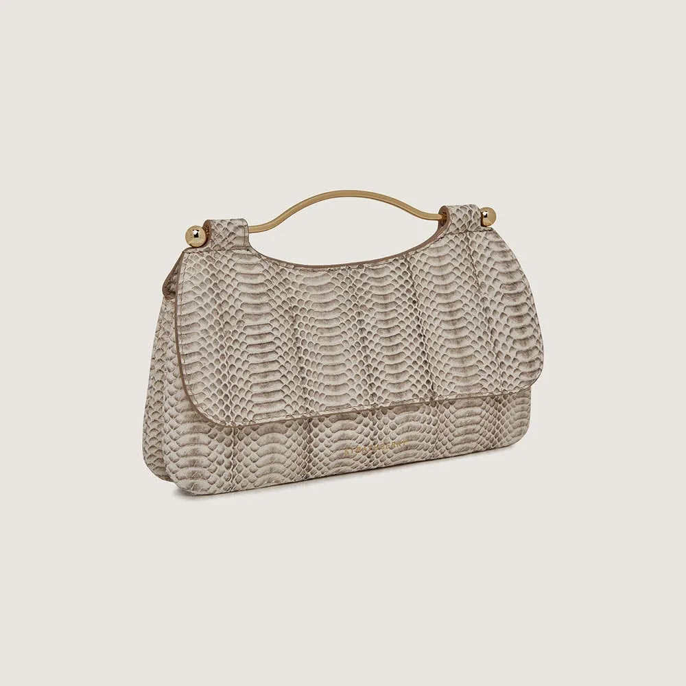 Harmony - Embossed-Snake Leather Vanilla
