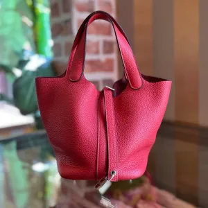 HERMES Picotin Lock 18 Taurillon Clemence Tote