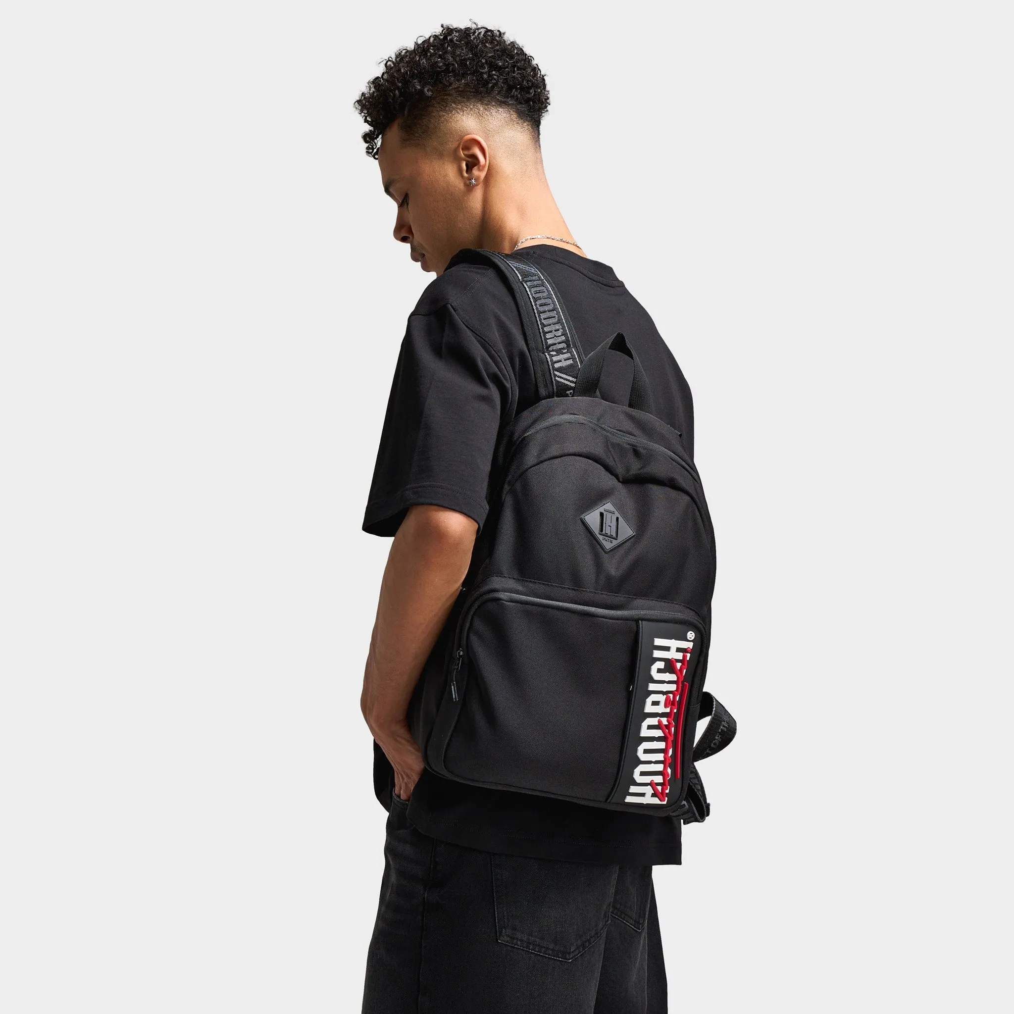 Hoodrich Fusion Backpack Black / White - Red
