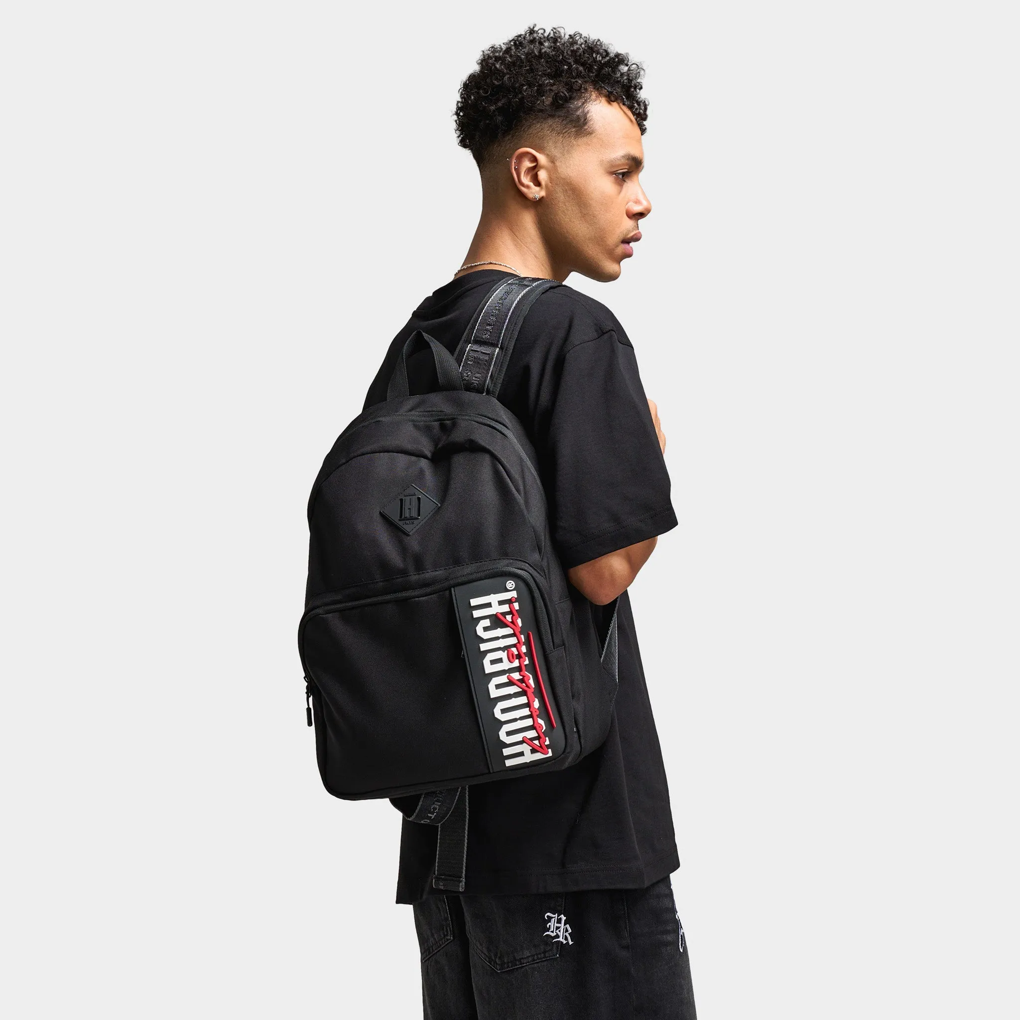 Hoodrich Fusion Backpack Black / White - Red