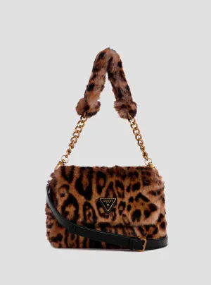 Leopard Print Samia Shoulder Bag