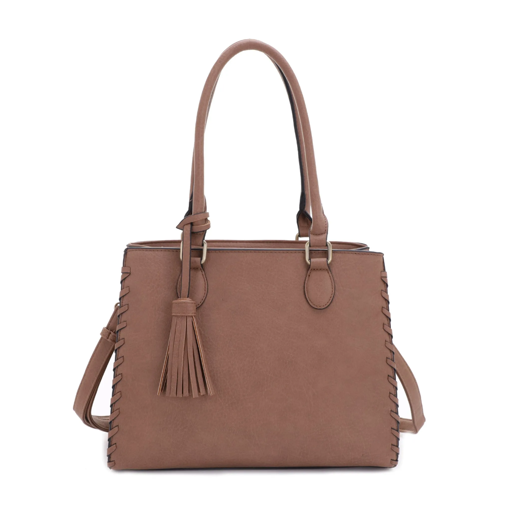 Lioness Concealed Carry Satchel Bag with Tassel