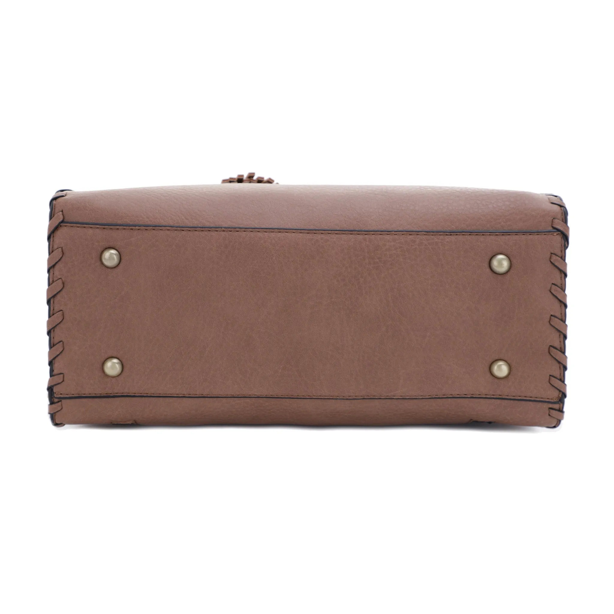 Lioness Concealed Carry Satchel Bag with Tassel