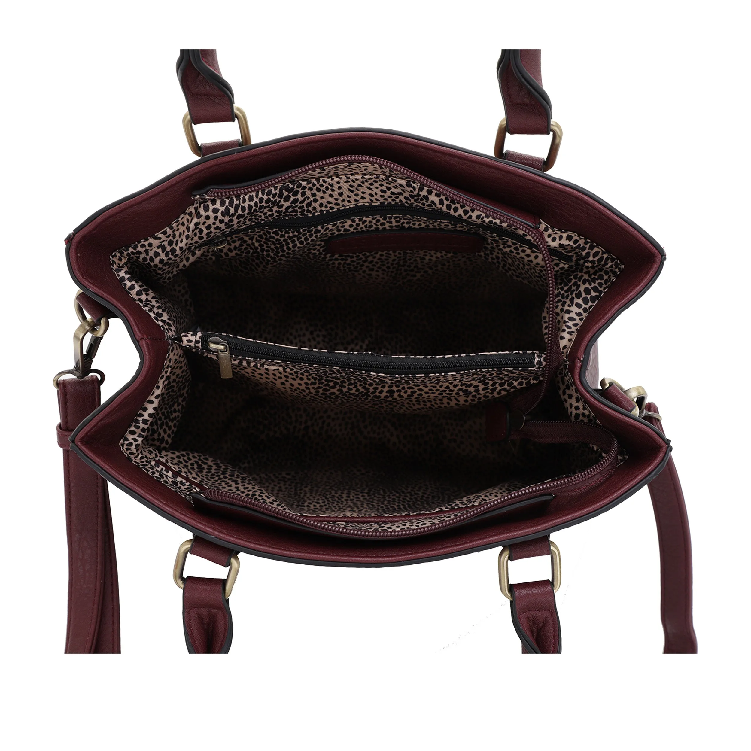Lioness Concealed Carry Satchel Bag with Tassel