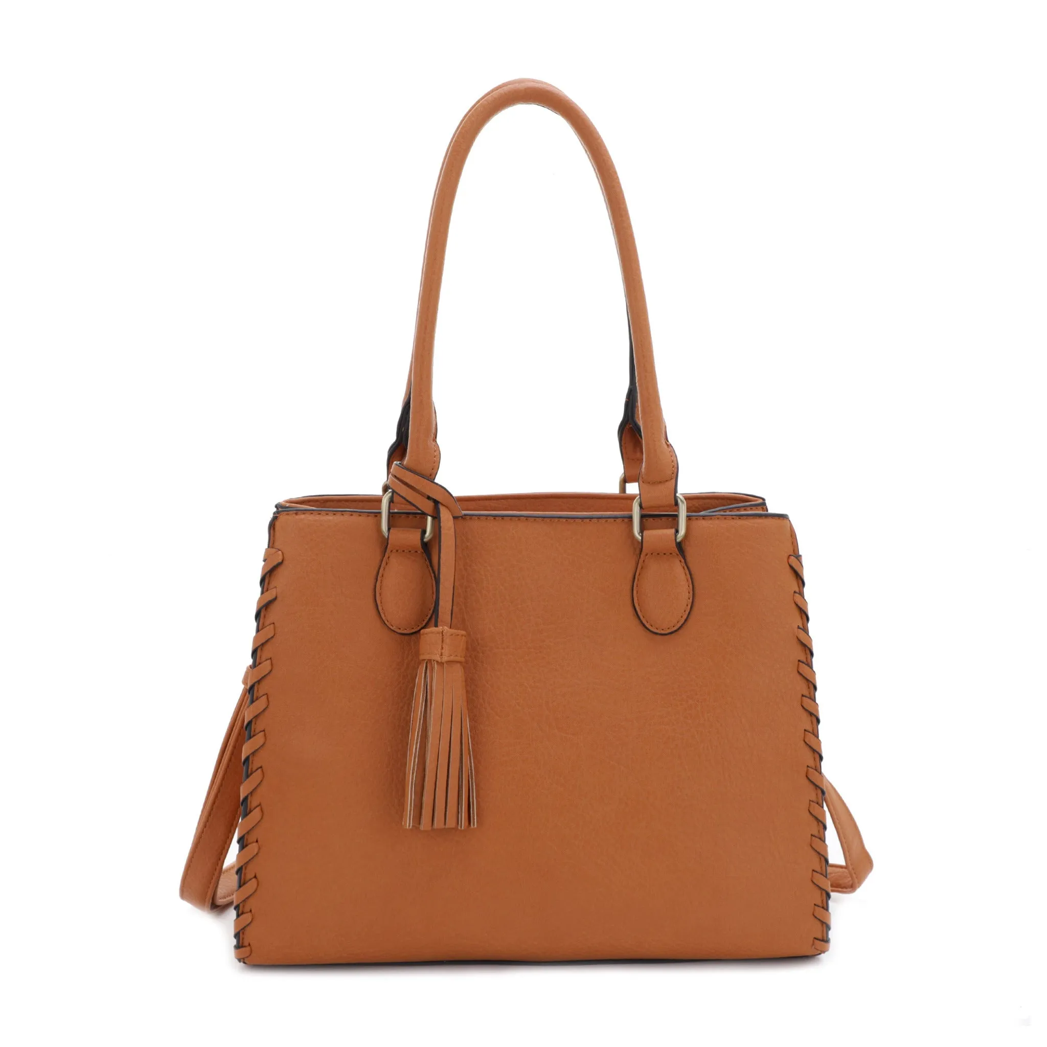 Lioness Concealed Carry Satchel Bag with Tassel