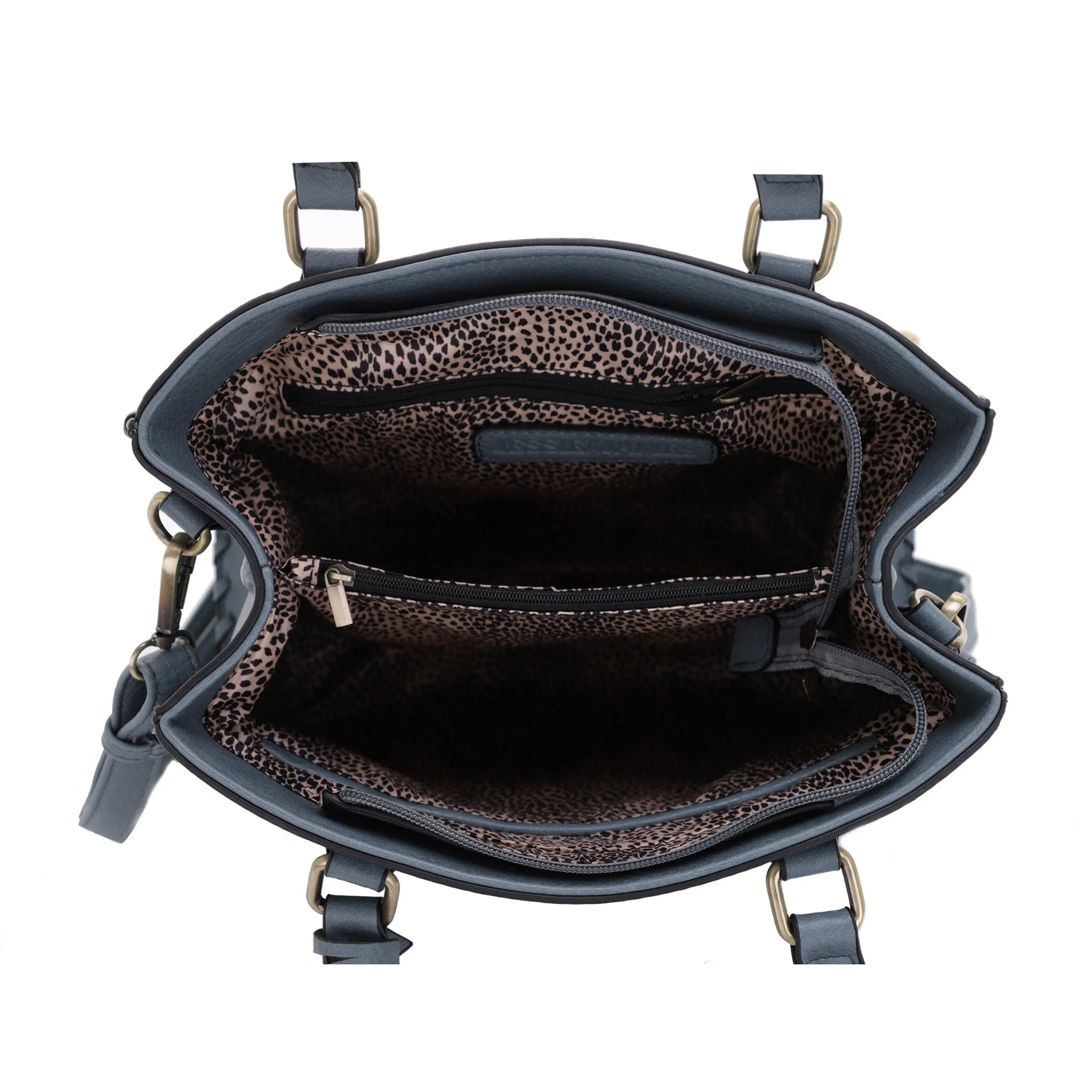 Lioness Concealed Carry Satchel Bag with Tassel
