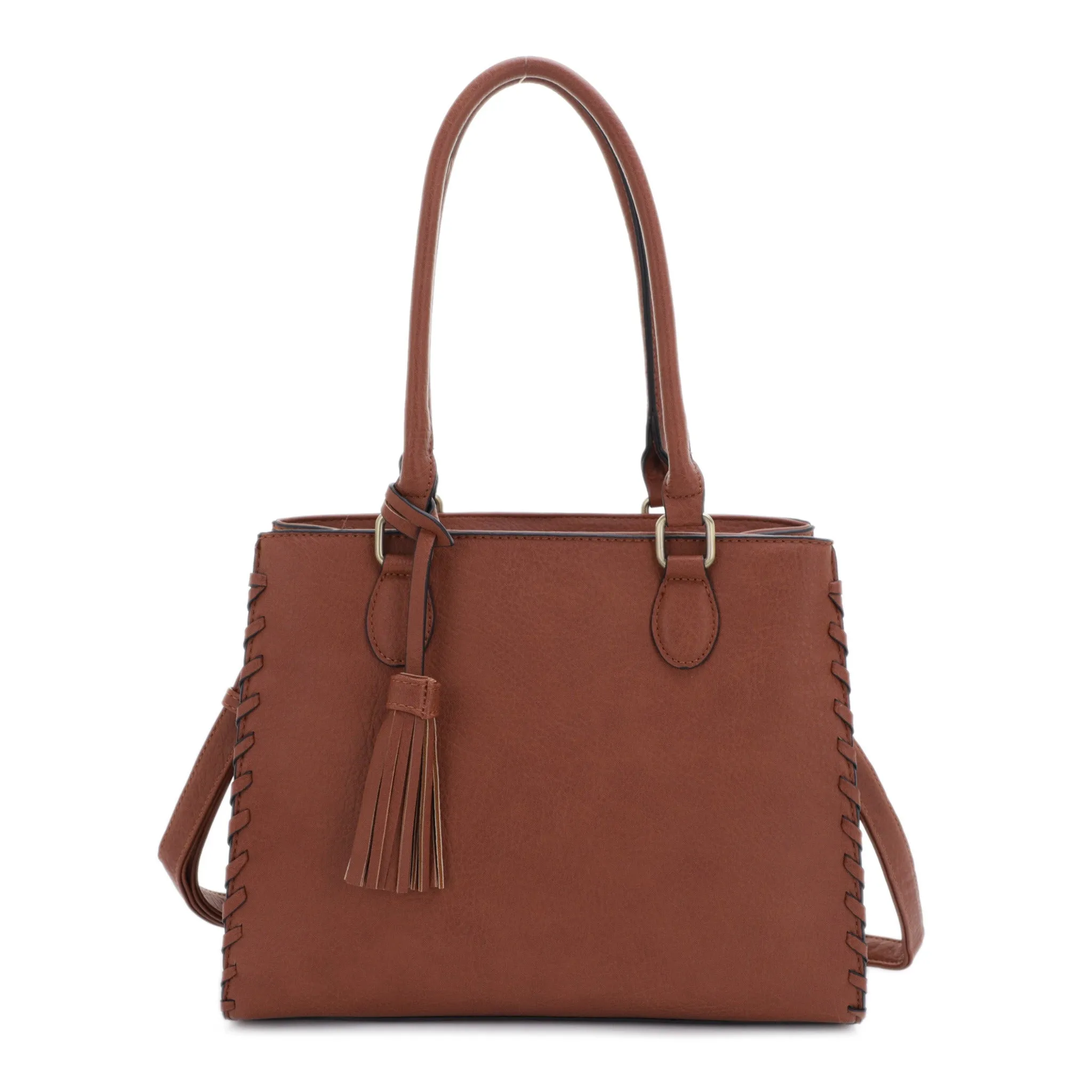 Lioness Concealed Carry Satchel Bag with Tassel