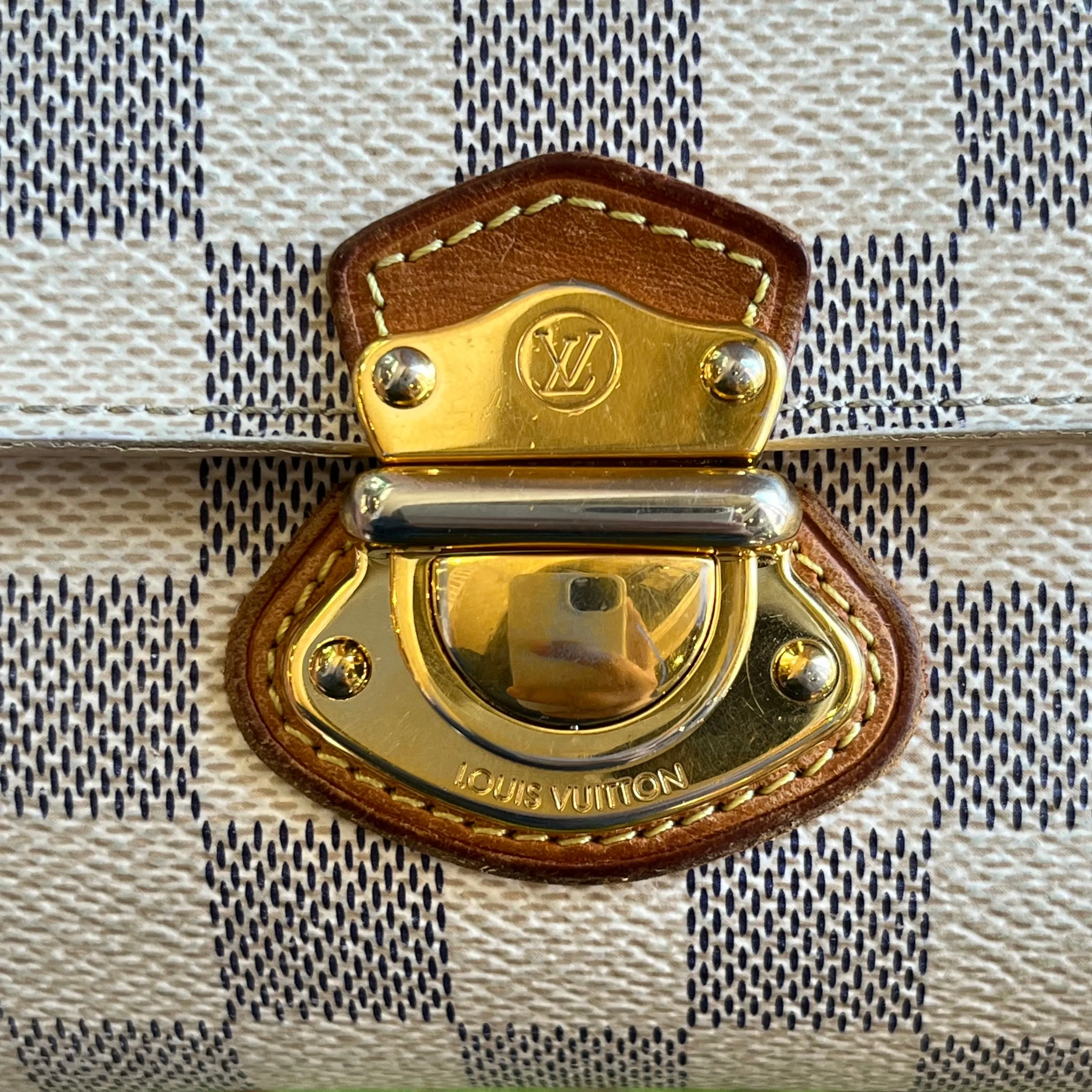 LOUIS VUITTON Joey Portofeuil Damier Azur Wallet