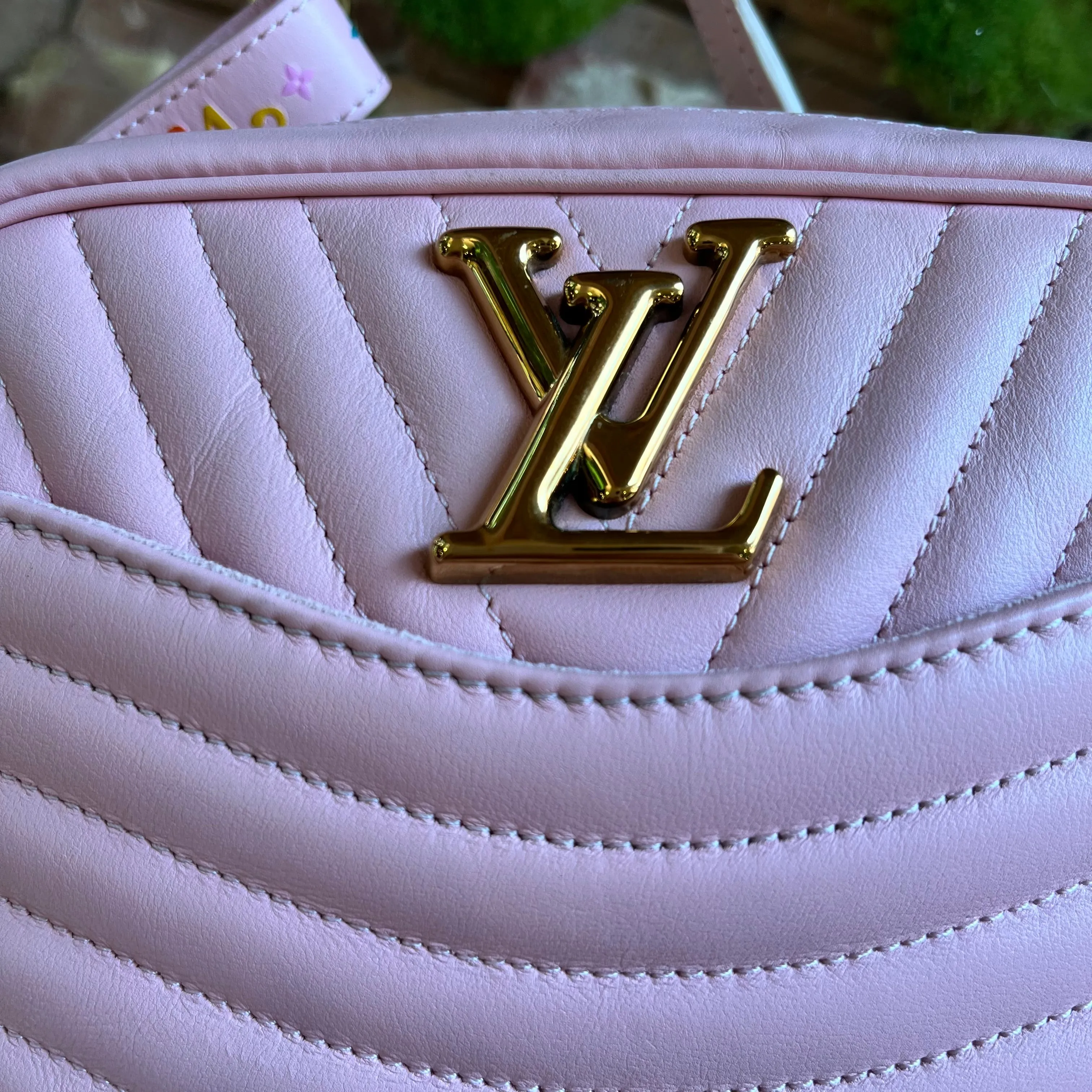 LOUIS VUITTON New Wave Pink Quilted Camera Bag