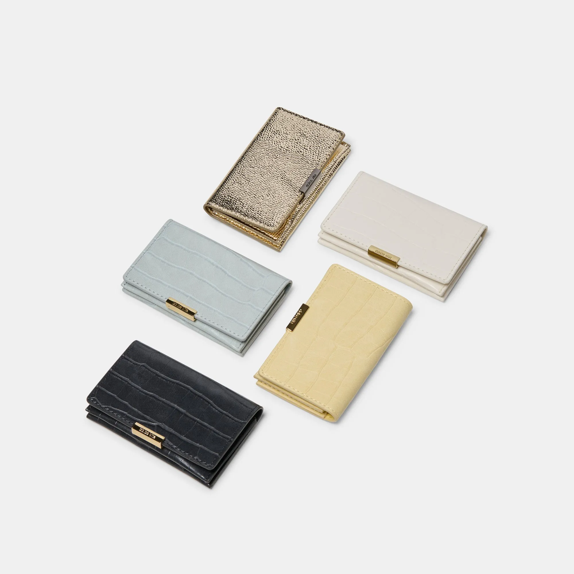 MINI-ME WALLET BUTTER YELLOW CROCO STELLA