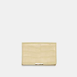 MINI-ME WALLET BUTTER YELLOW CROCO STELLA