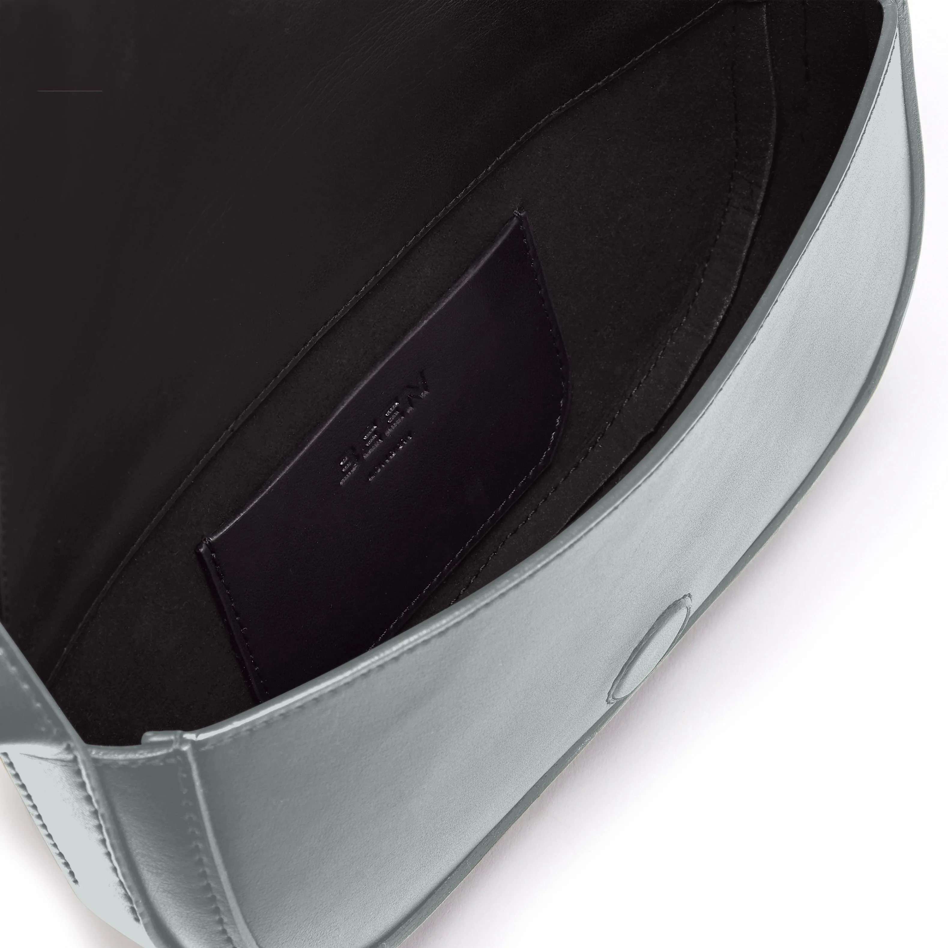 Mini Millais Apple Leather Vegan Crossbody Bag | Silver Birch