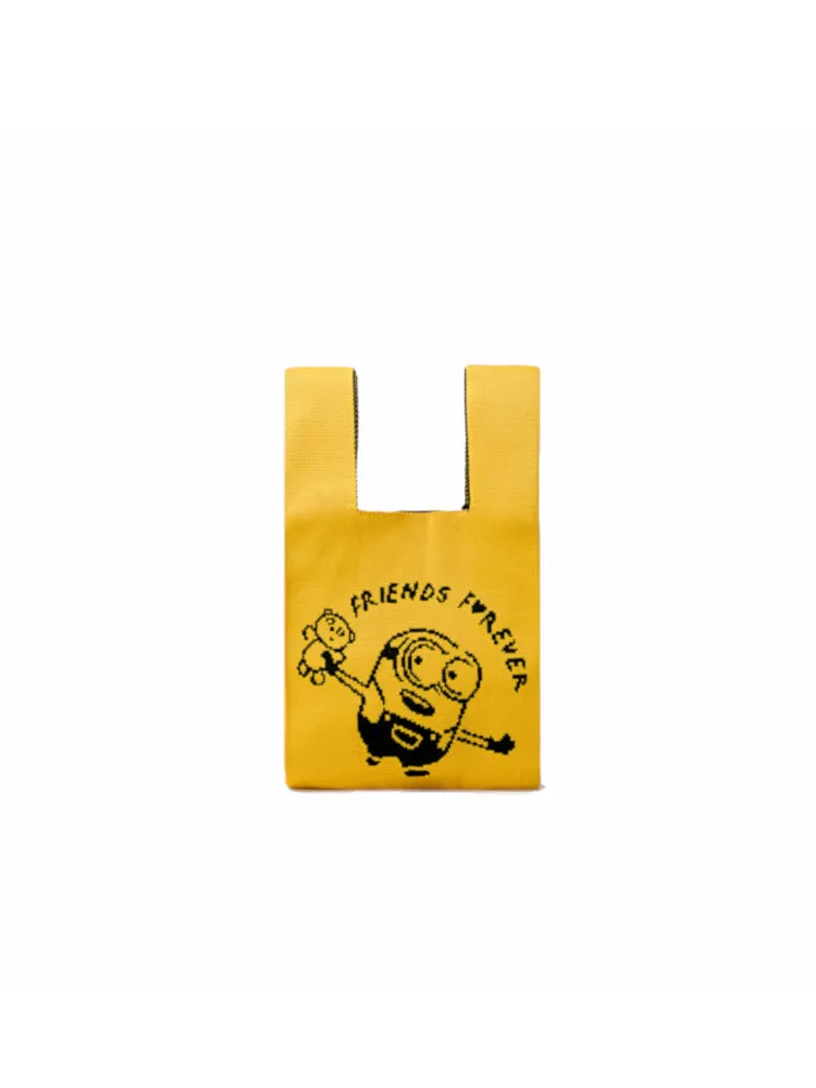 Minions Knit Fabric Bag