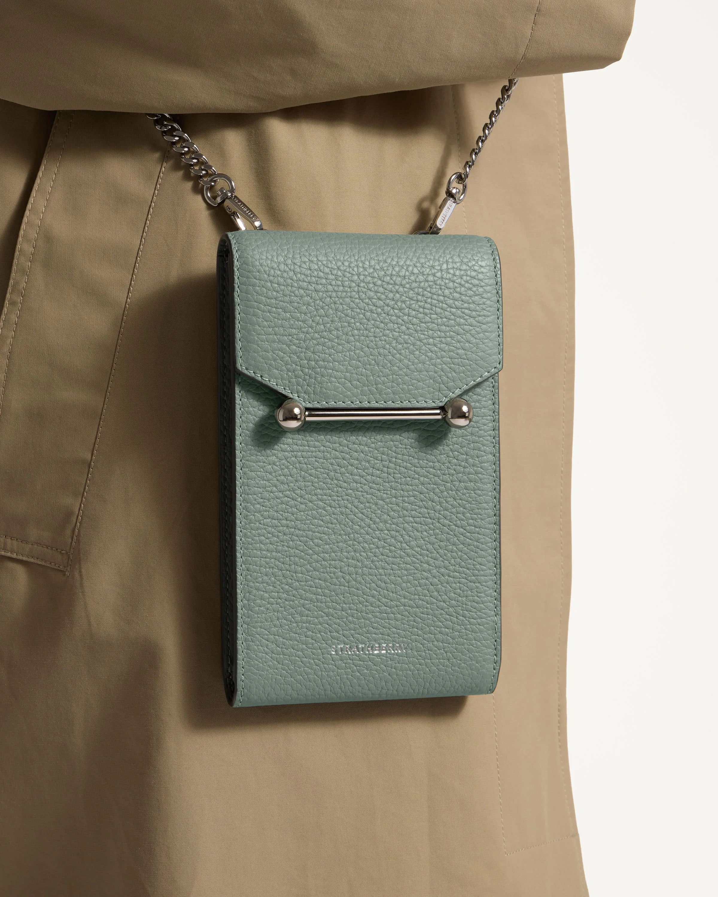 Mosaic Phone Pouch - Stone Blue