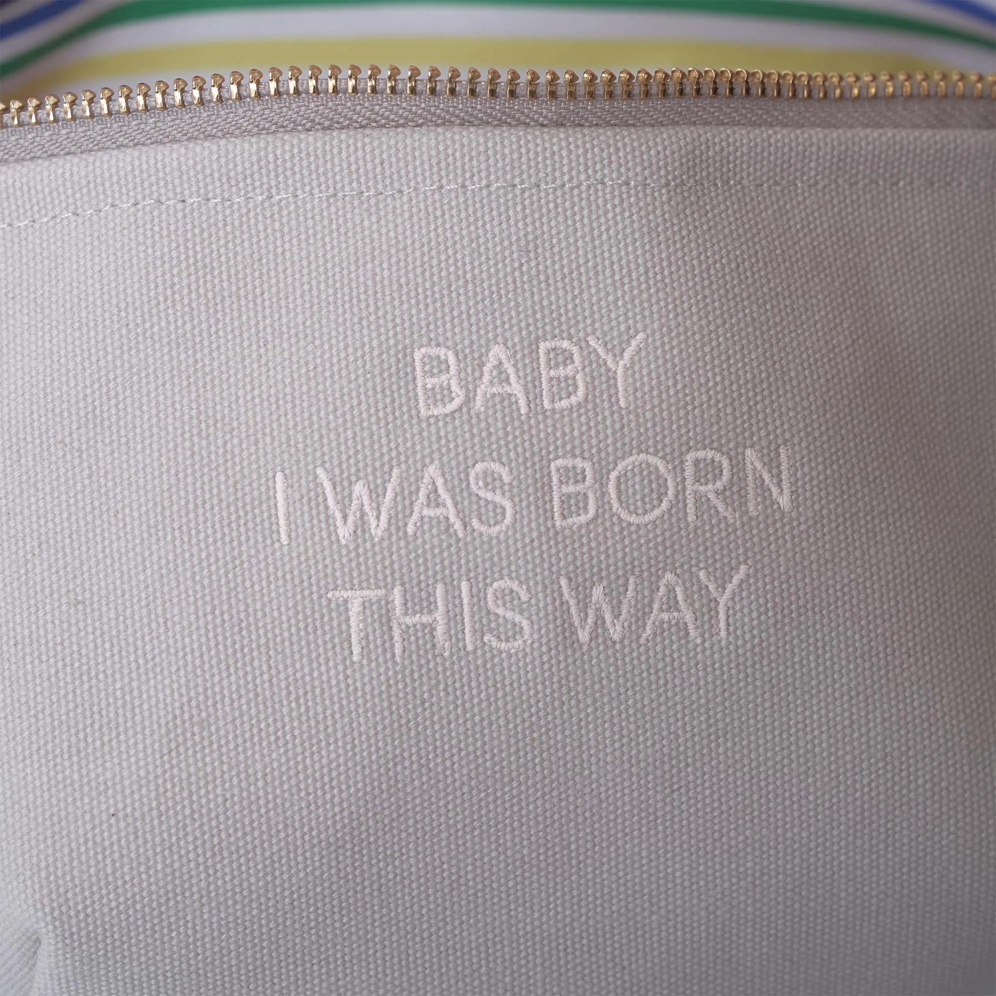 Natural Cotton Canvas Bum Bag | Pride Edition