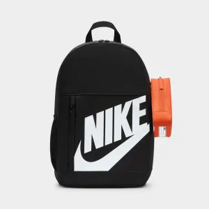 Nike Kids' Elemental Shoe Box Backpack Black / Orange
